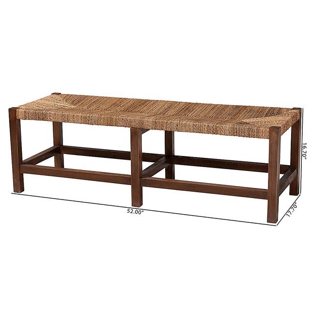 Ihmsen Brown Accent Bench - Thumbnail - Image 8