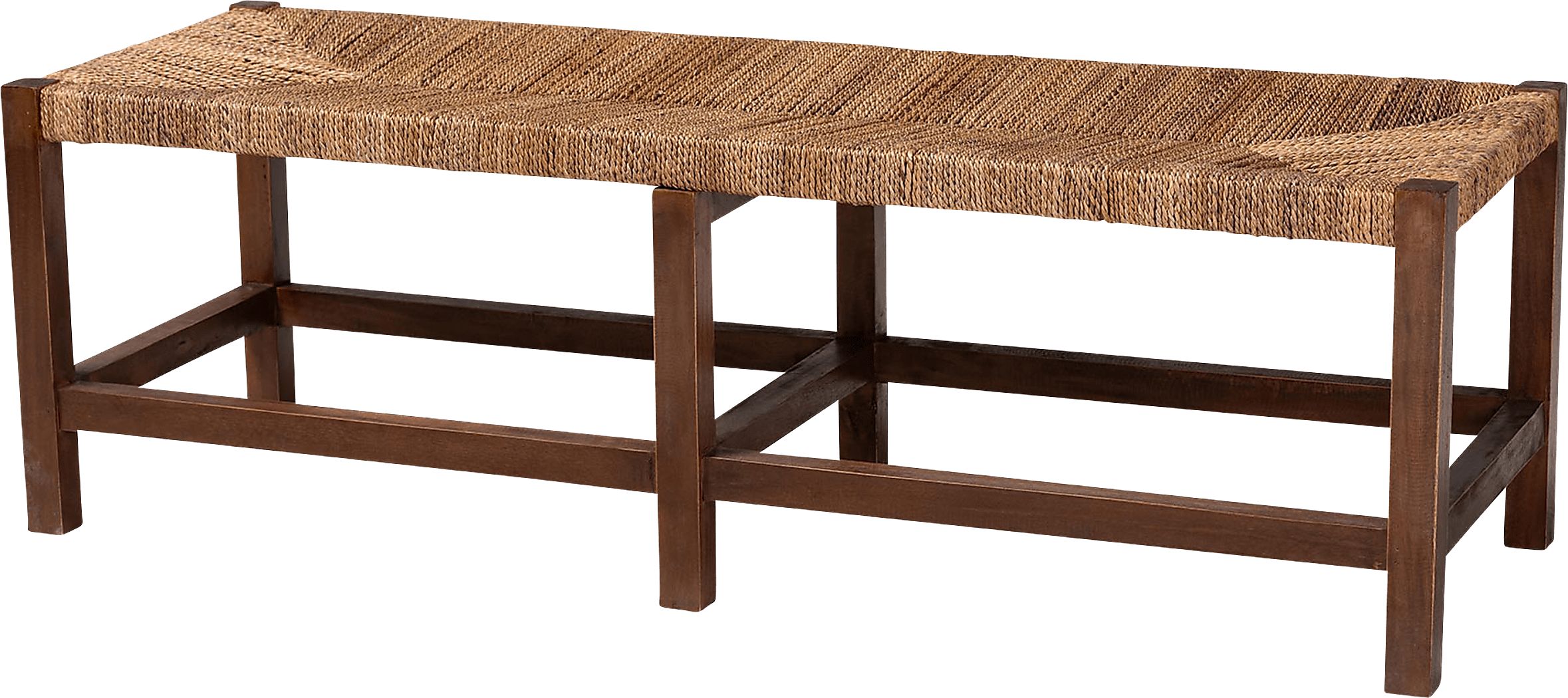 Ihmsen Brown Accent Bench