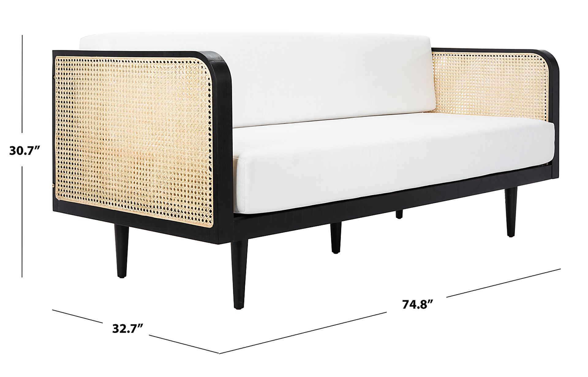 Ikeena Black Daybed - Image 2