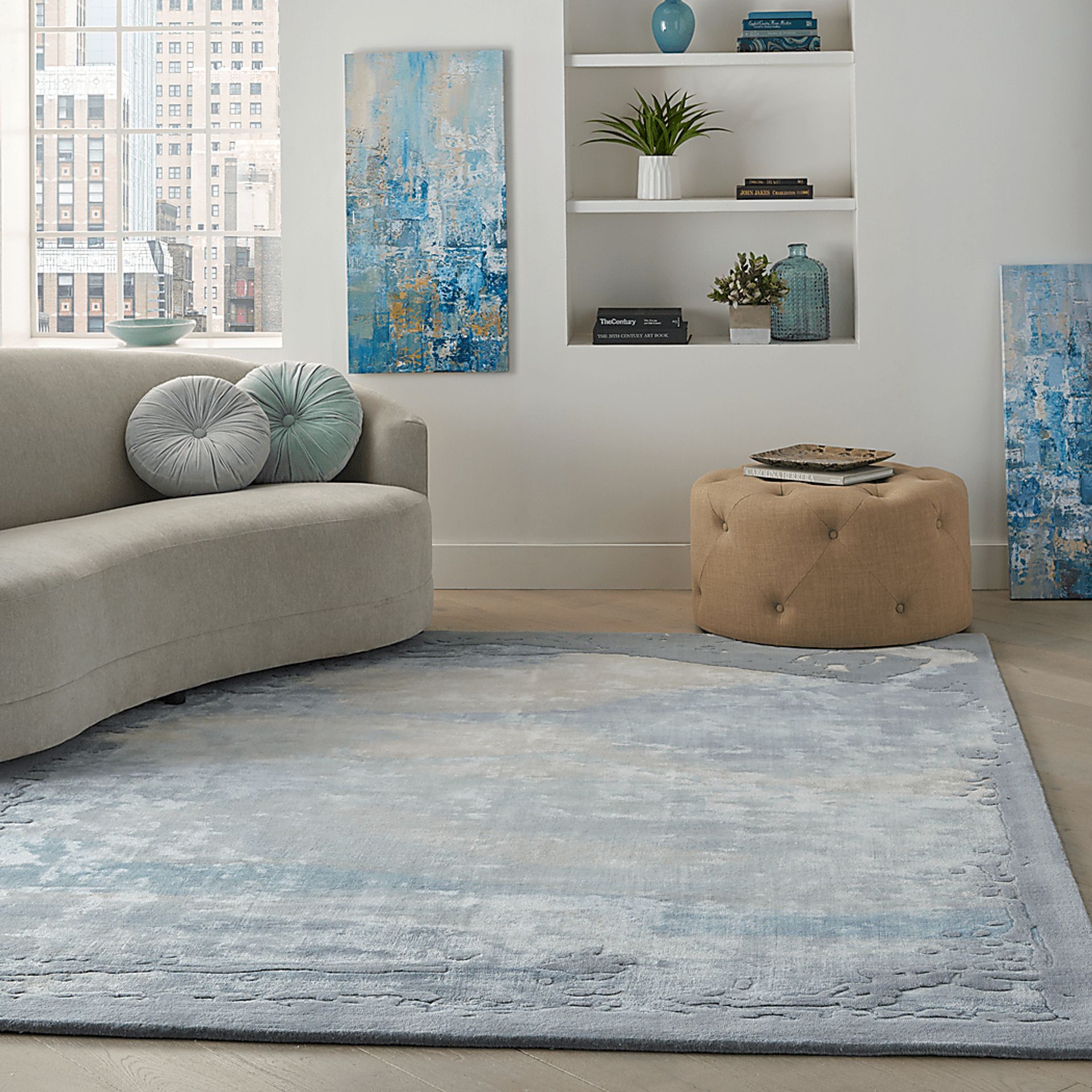 Vawix Seafoam/Silver 7'9 x 9'9 Rug - Image 7