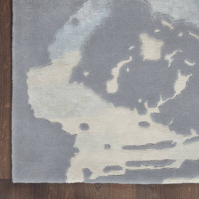 Vawix Seafoam/Silver 8'6 x 11'6 Rug - Thumbnail - Image 3
