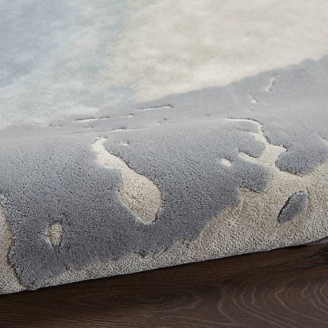 Vawix Seafoam/Silver 8'6 x 11'6 Rug - Thumbnail - Image 9