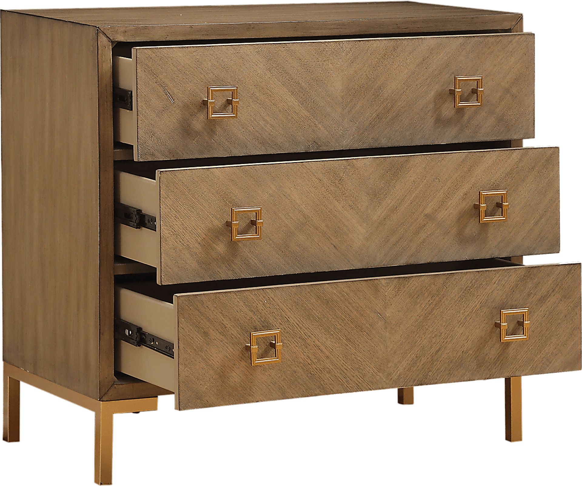 Ilderton Brown Accent Cabinet - Image 3