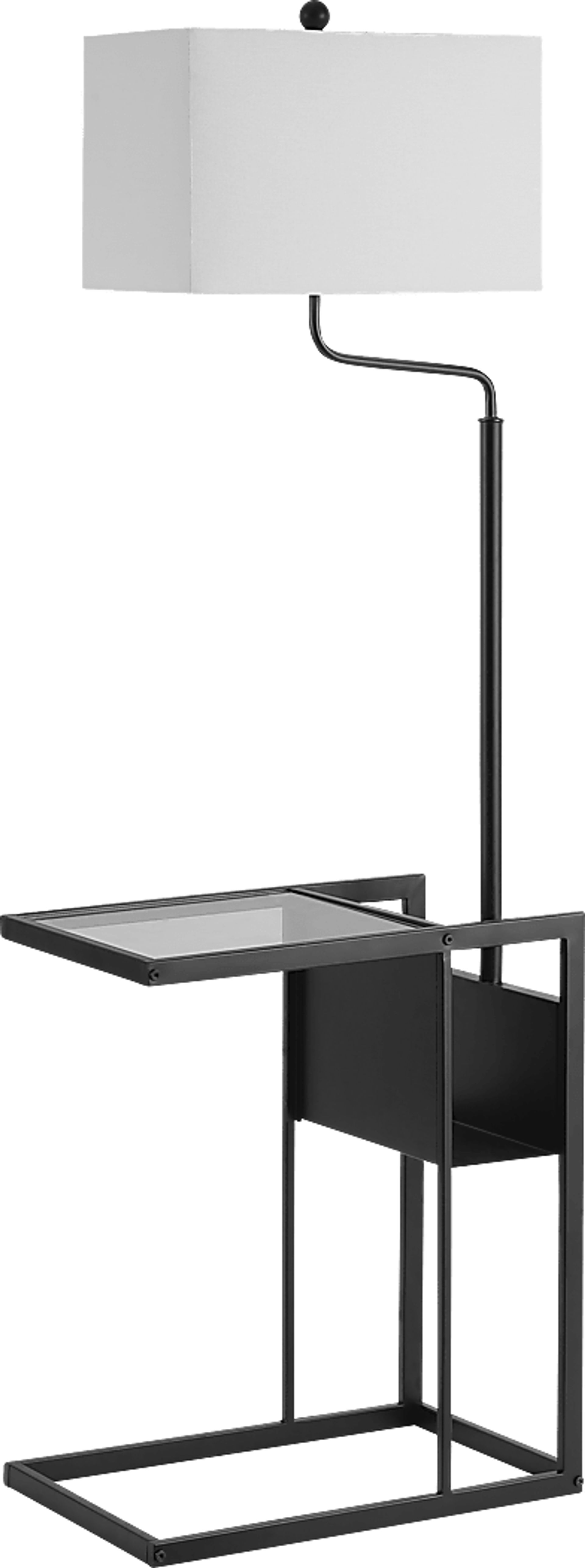 Ilene Post Black Floor Lamp - Image 1