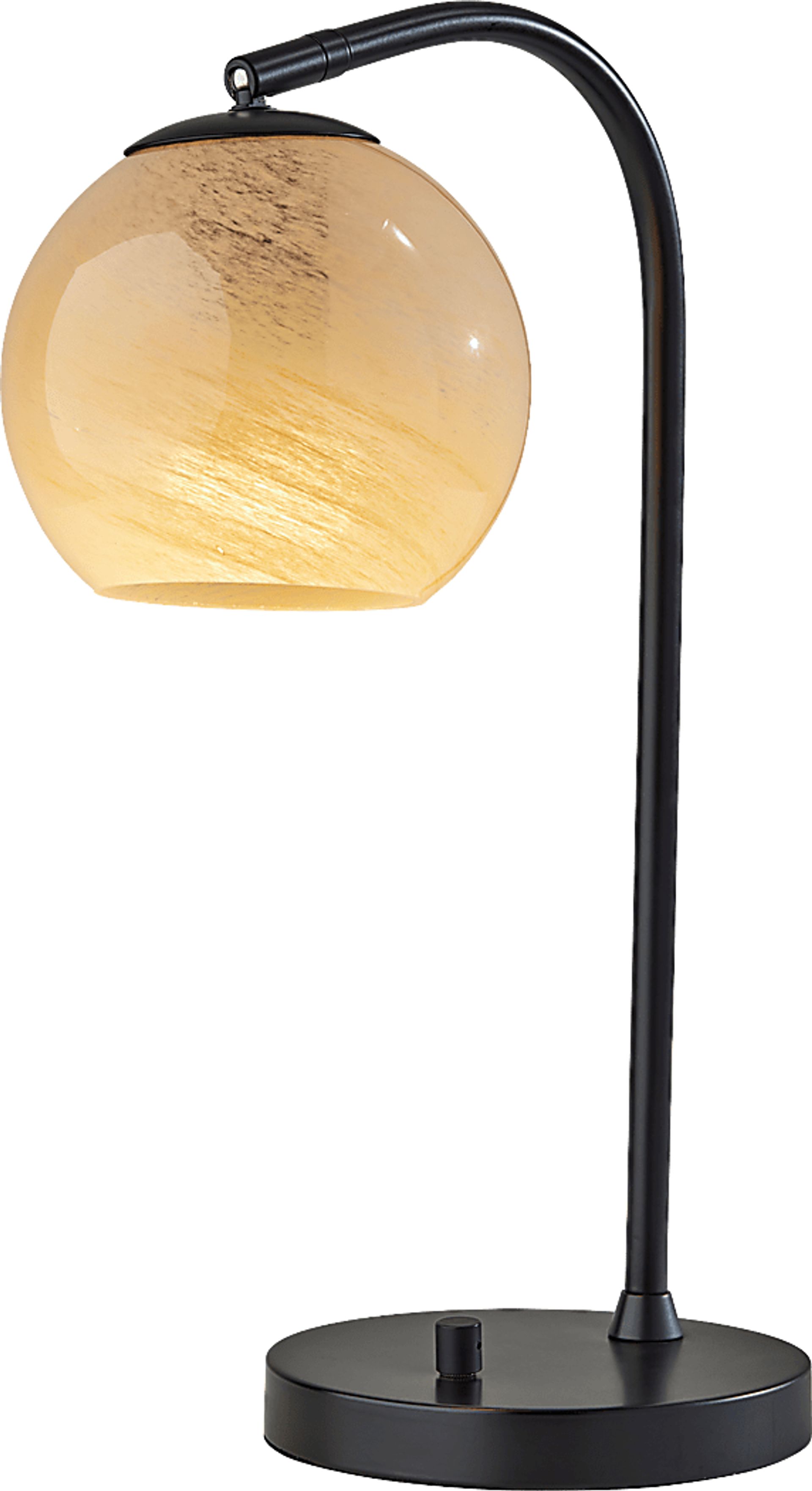Iliad Post Black Lamp - Image 1