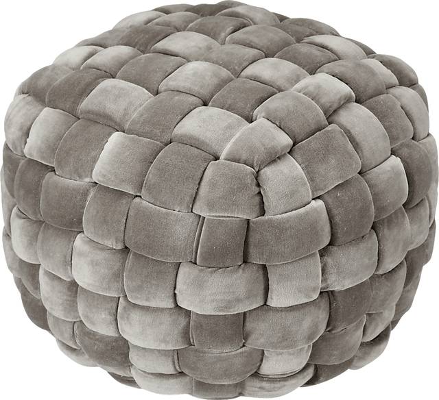 Illion Gray Pouf - Thumbnail - Image 2
