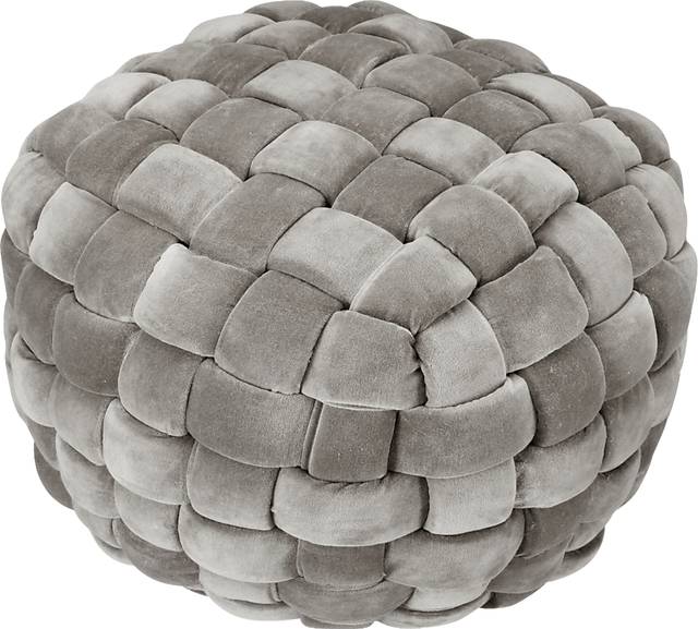 Illion Gray Pouf - Thumbnail - Image 3