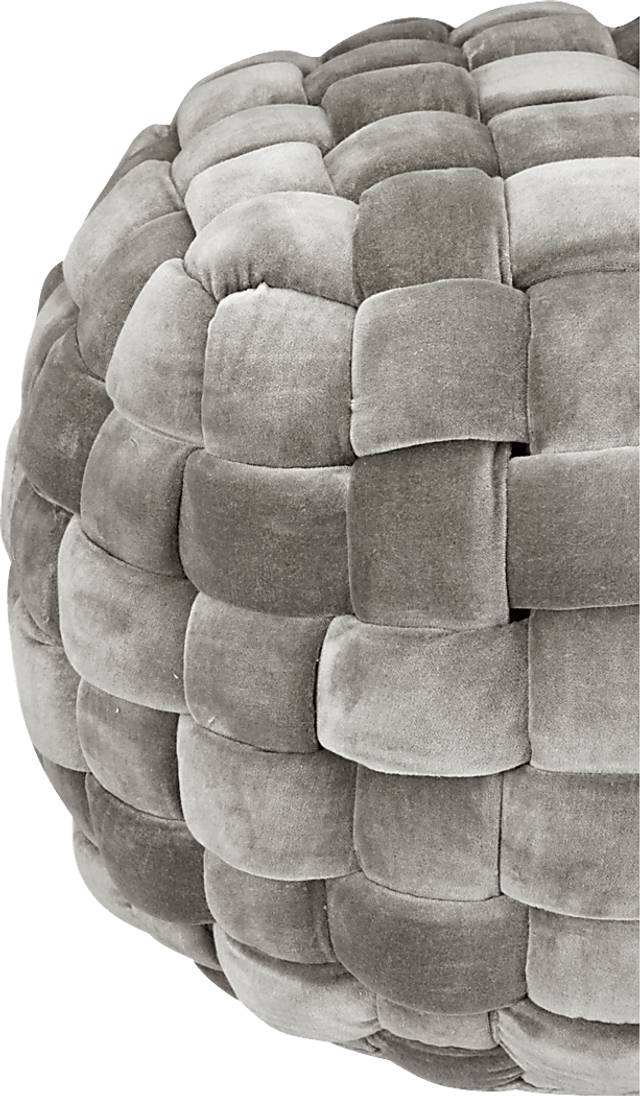 Illion Gray Pouf - Thumbnail - Image 4