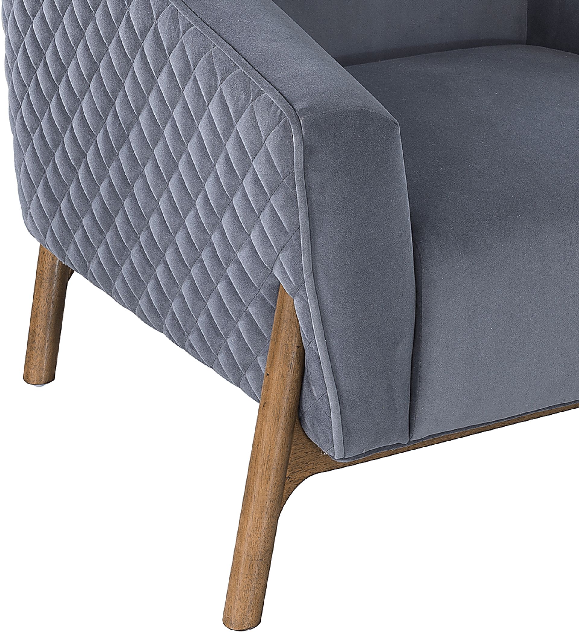 Illyan Gray Accent Chair - Image 5