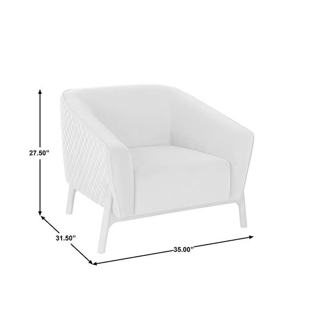 Illyan Gray Accent Chair - Thumbnail - Image 6