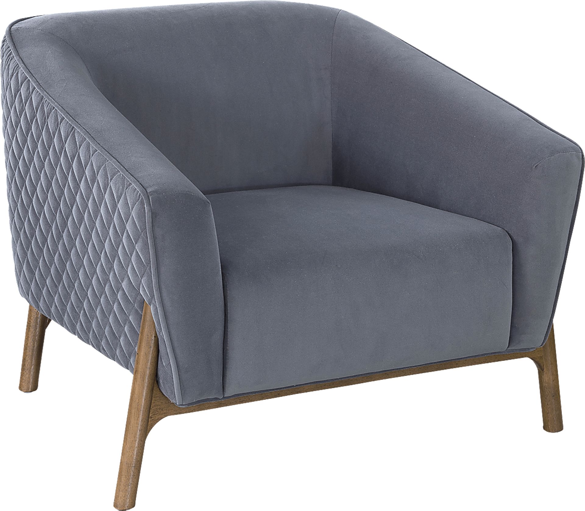 Illyan Gray Accent Chair - Image 1