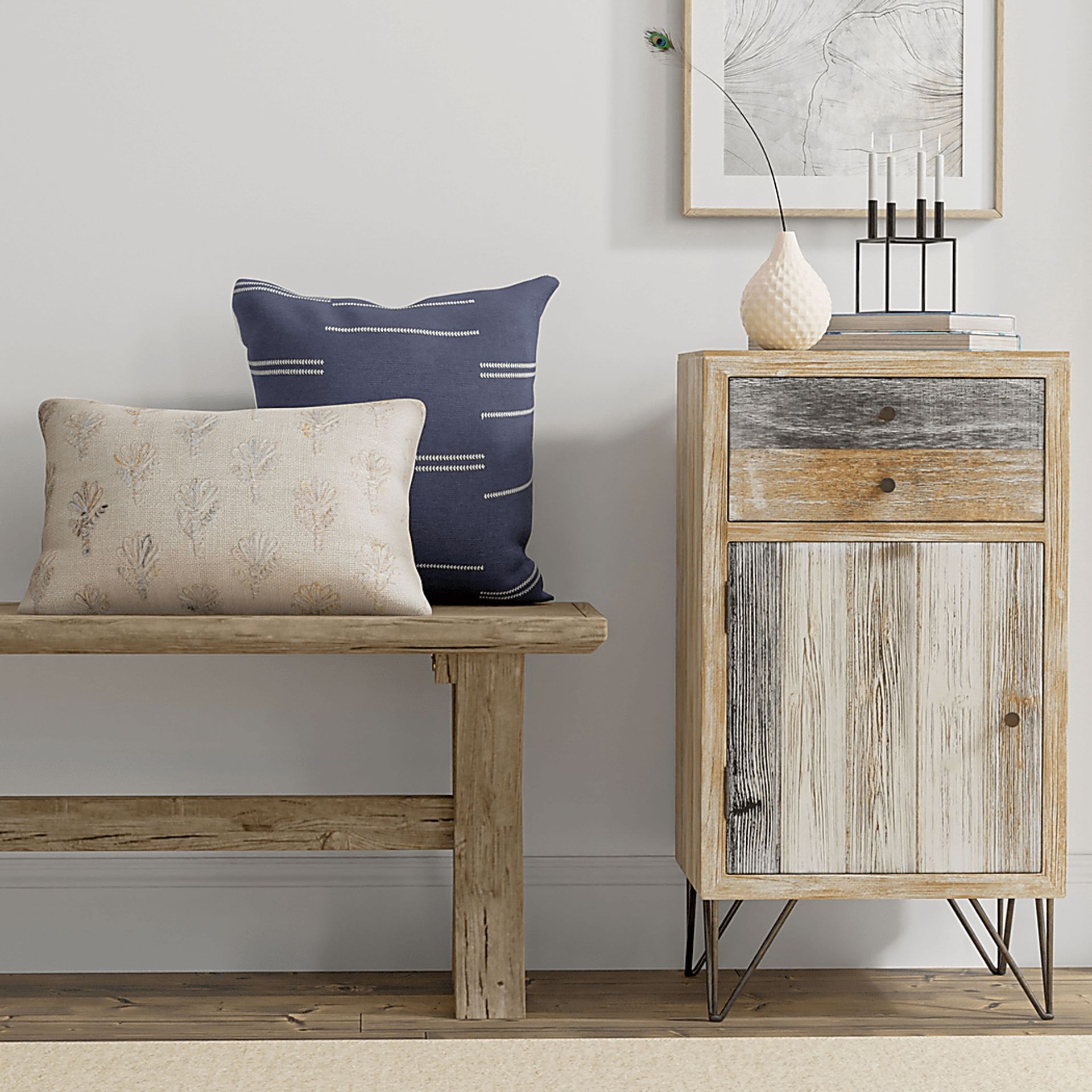 Ilme Natural Indoor/Outdoor Accent Pillow - Image 2