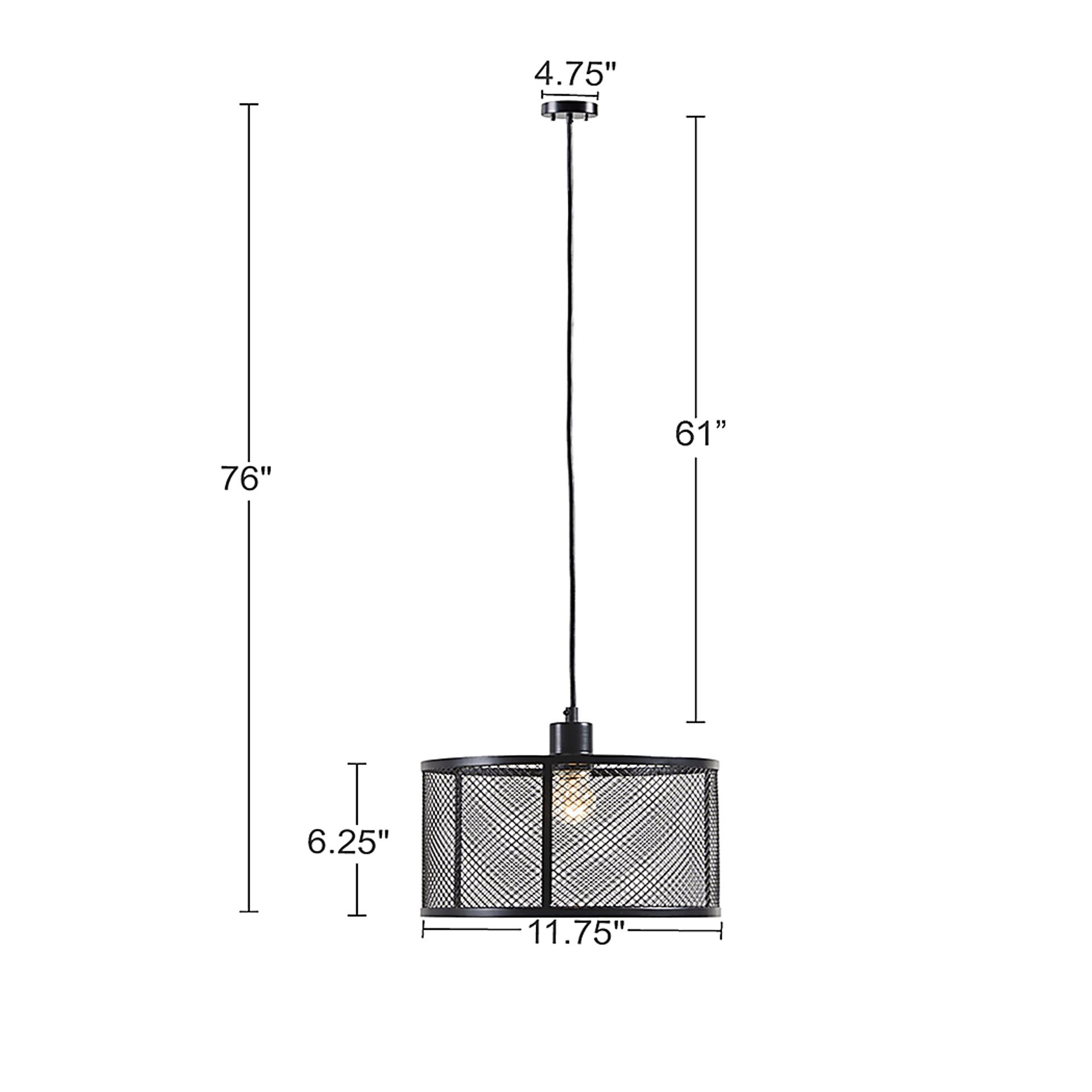 Ilya Shade Black Pendant Light - Image 7
