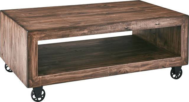 Imako Brown Coffee Table - Thumbnail - Image 1