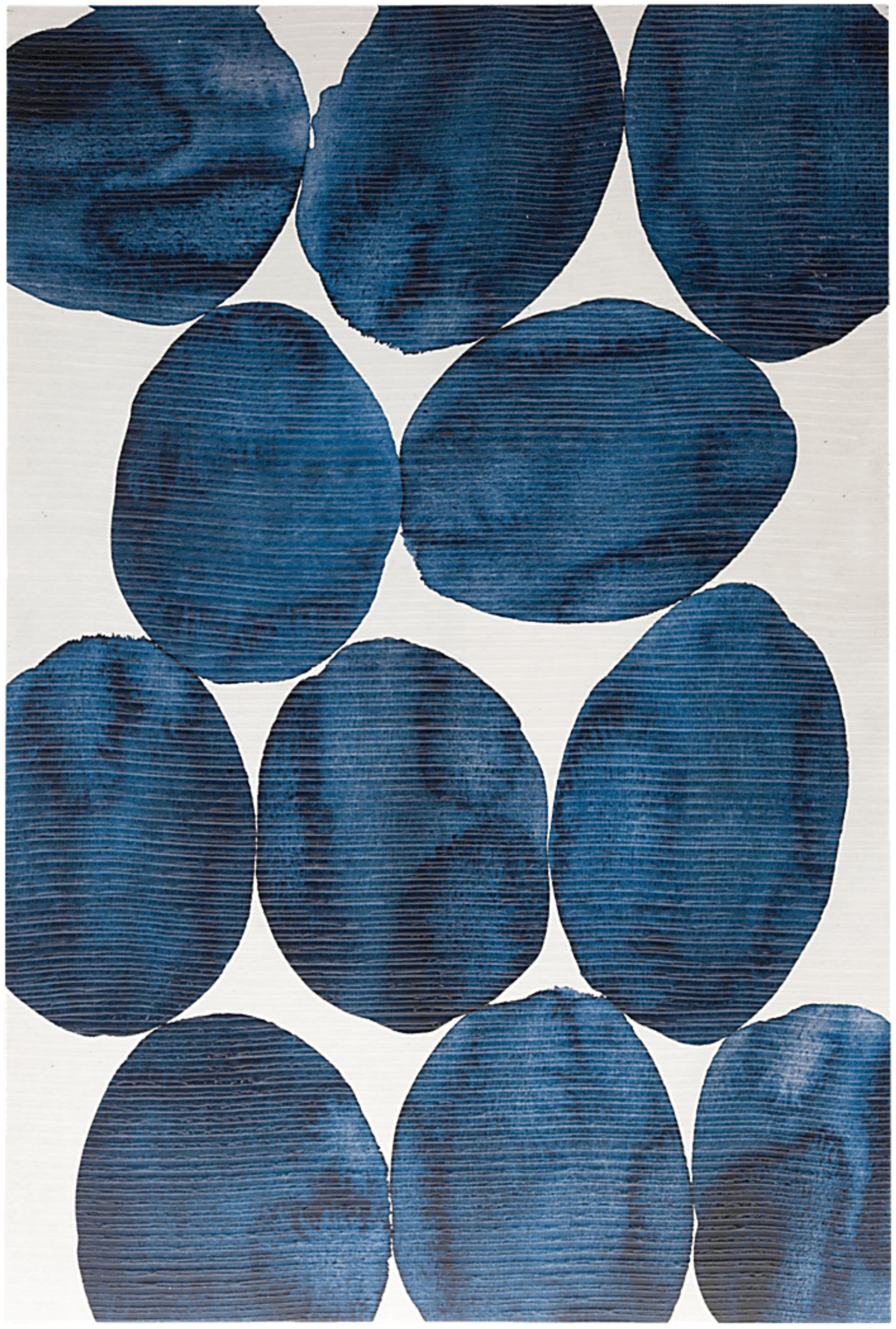Imhoff Blue Gel Coated Painted Puzzle Canvas - Image 1