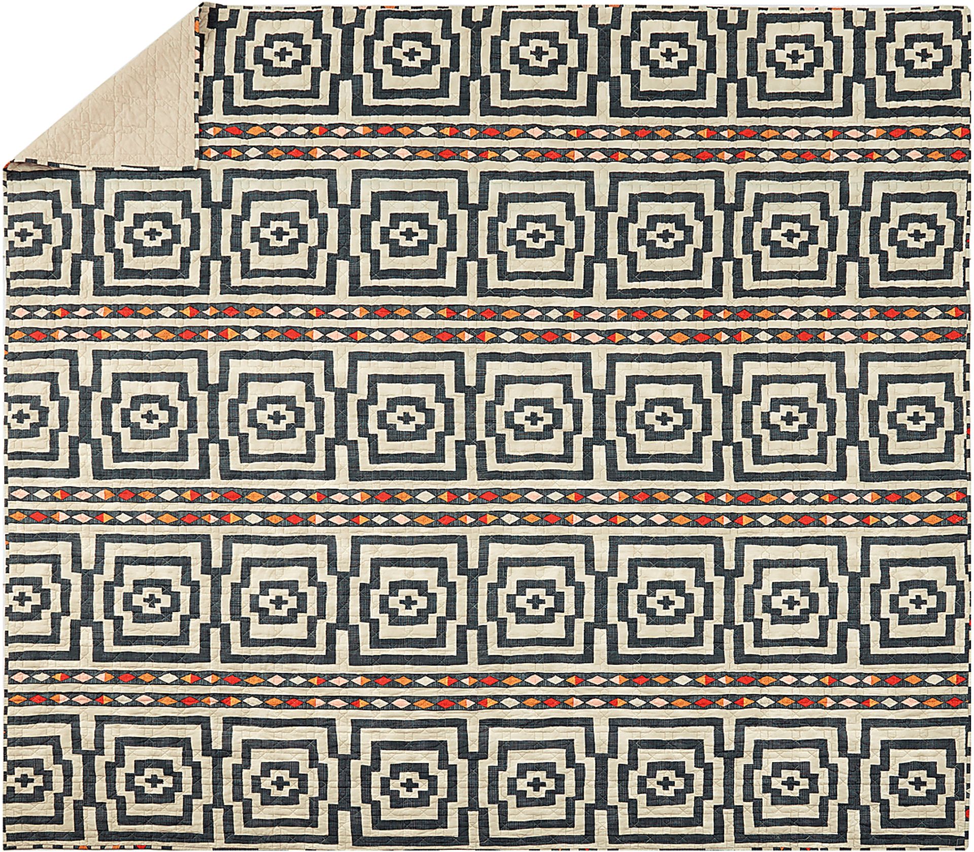 Imlay Black Full/Queen 3 Pc Quilt Set - Image 3