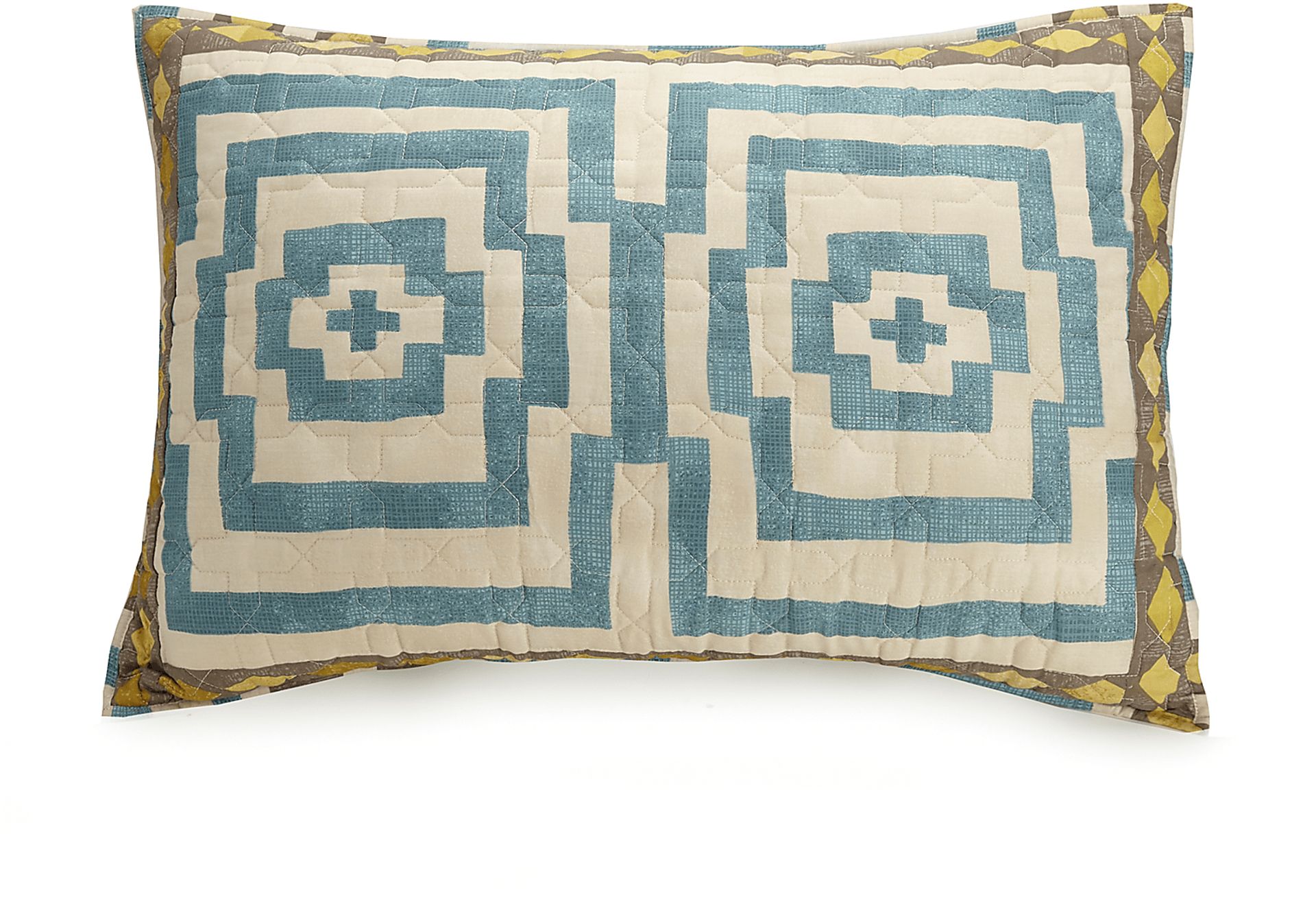 Imlay Blue Full/Queen 3 Pc Quilt Set - Image 3