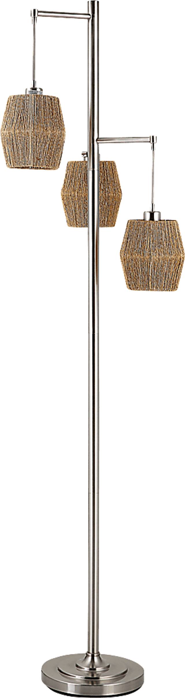 Imlay Creek Nickel Floor Lamp - Thumbnail - Image 1