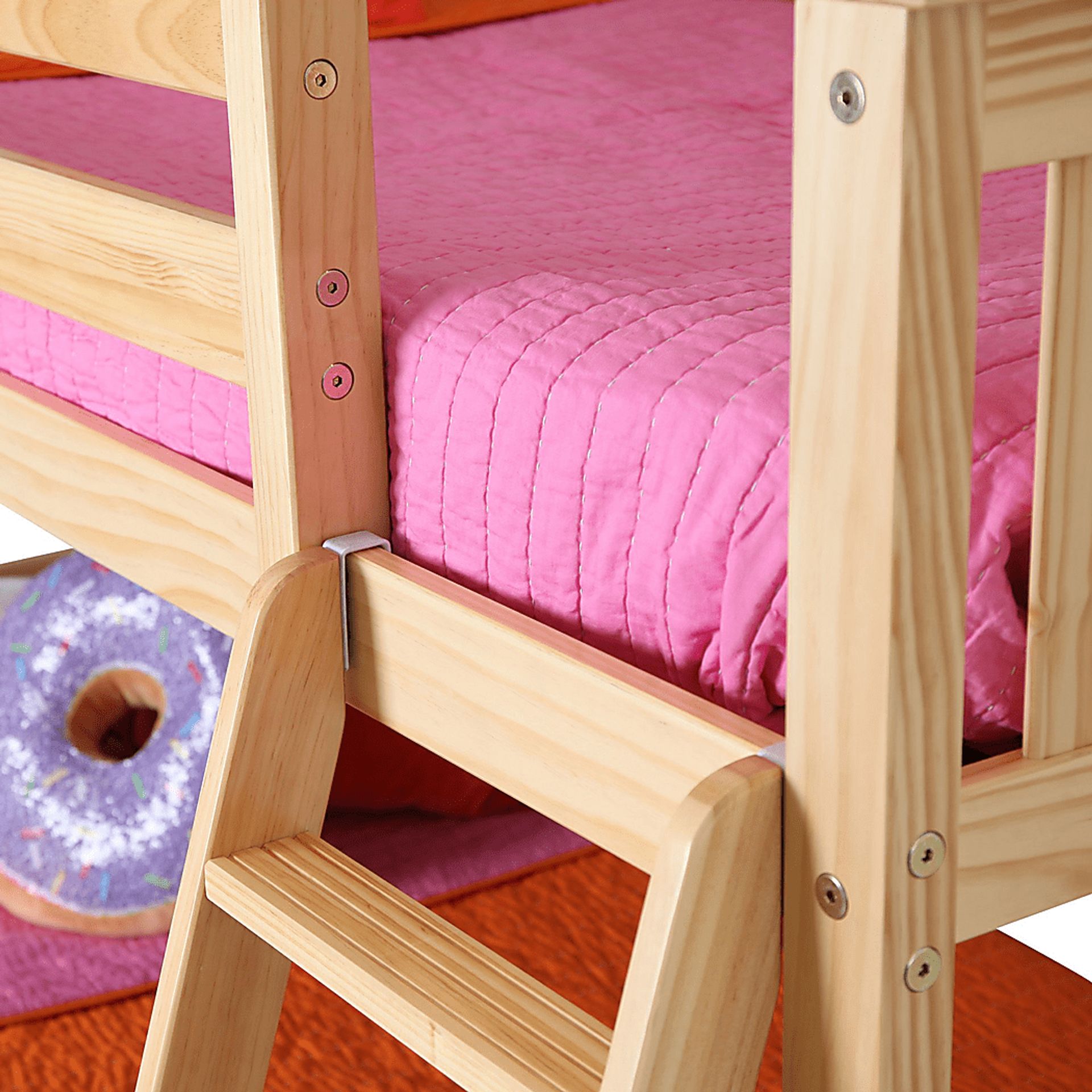 Kids Imonie Beige Twin/Twin Low Bunk Bed - Image 4