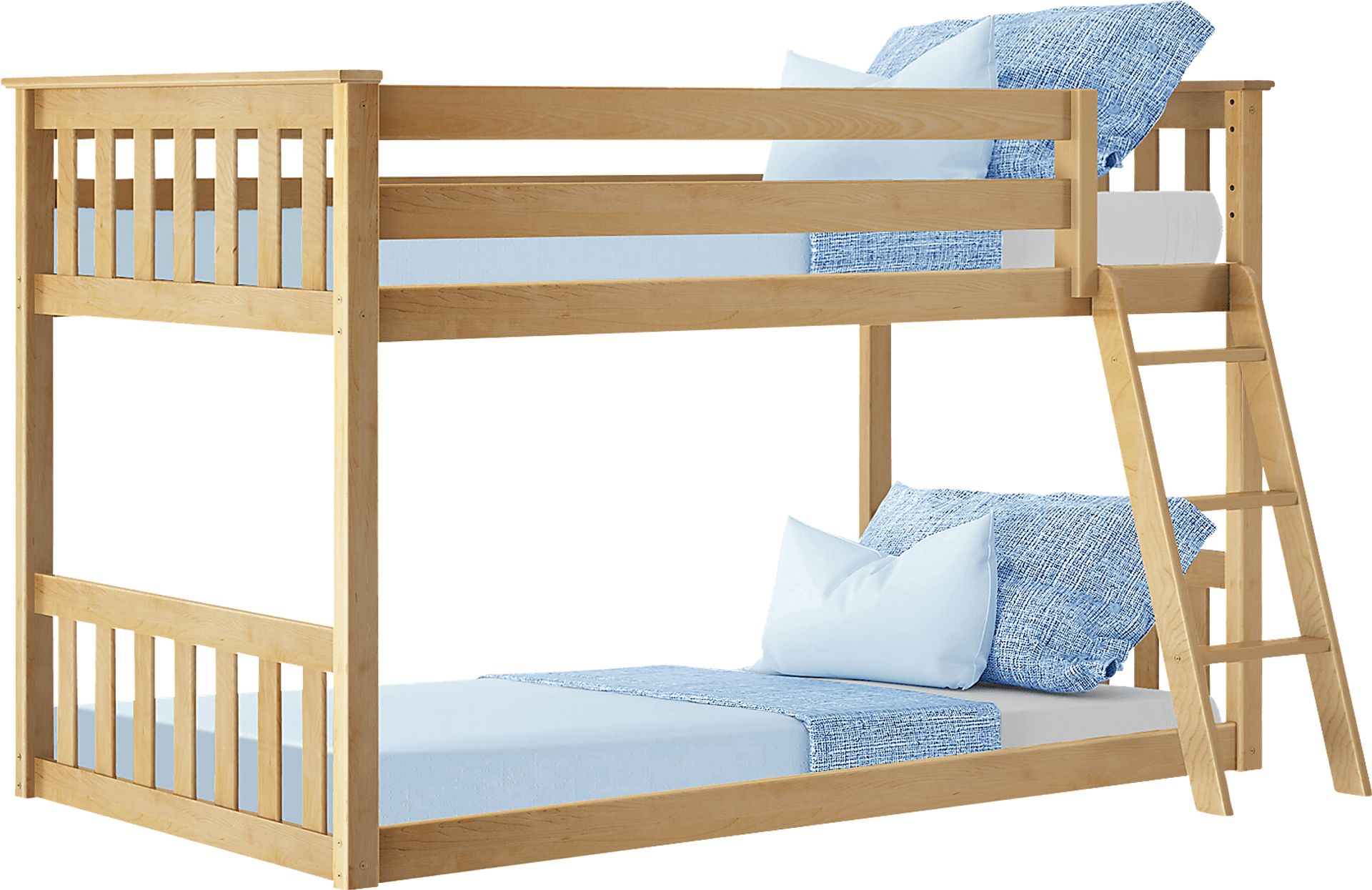 Kids Imonie Beige Twin/Twin Low Bunk Bed - Image 6
