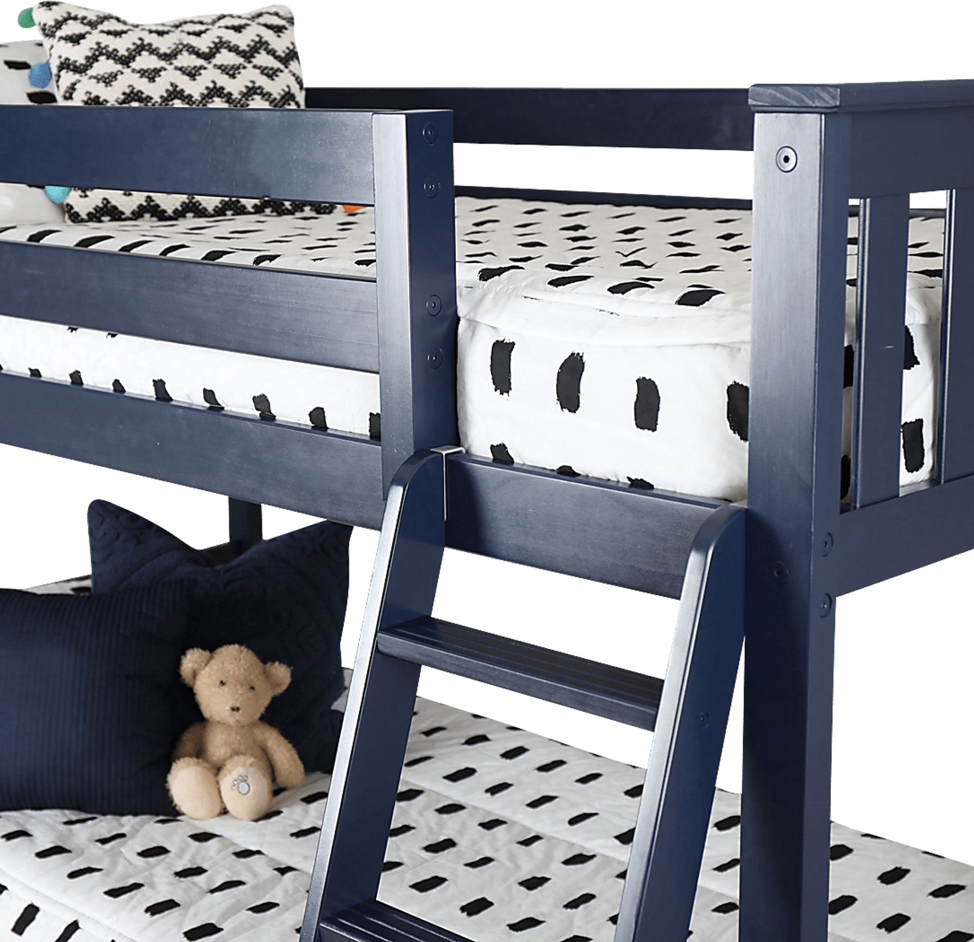 Kids Imonie Blue Twin/Twin Low Bunk Bed - Image 4