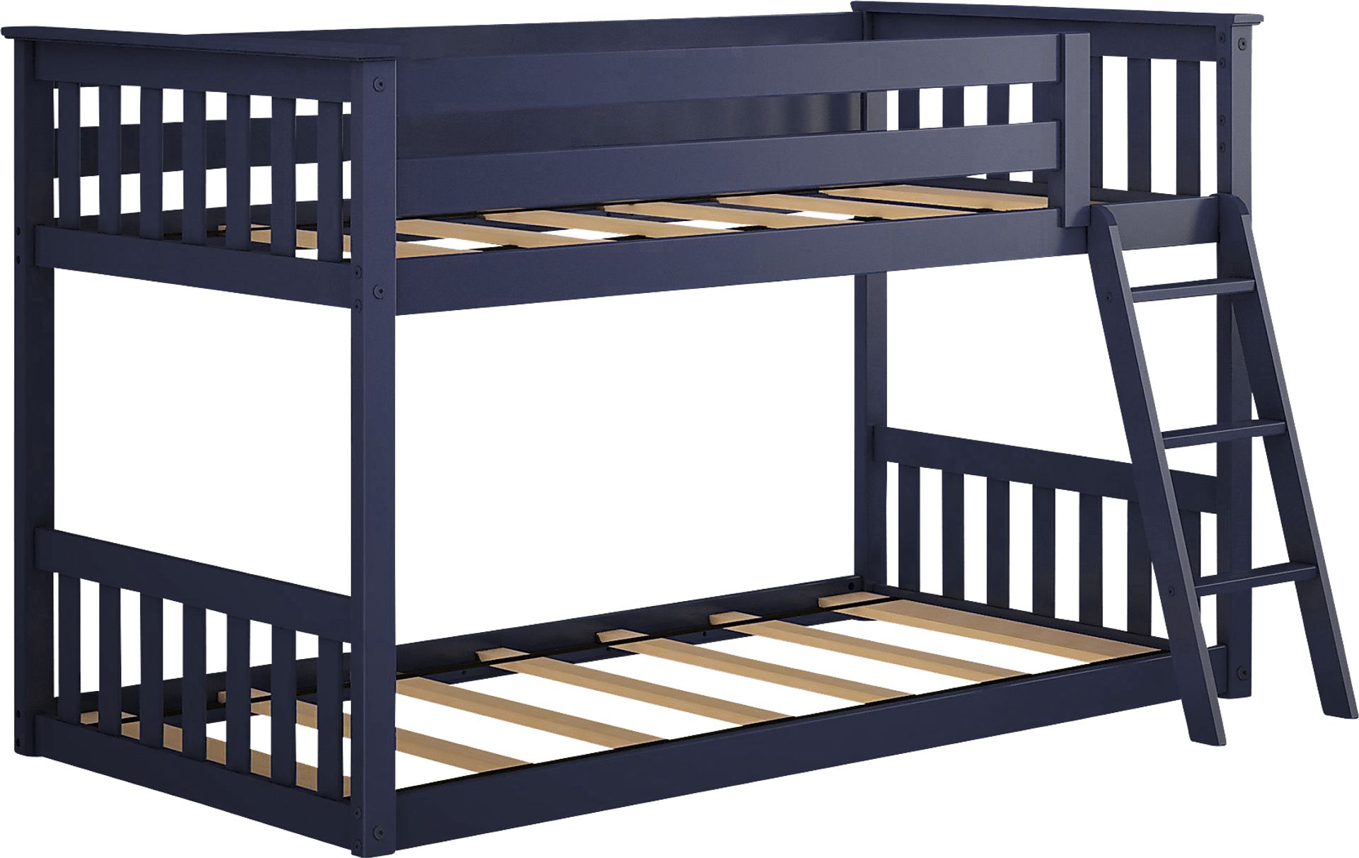 Kids Imonie Blue Twin/Twin Low Bunk Bed - Image 7