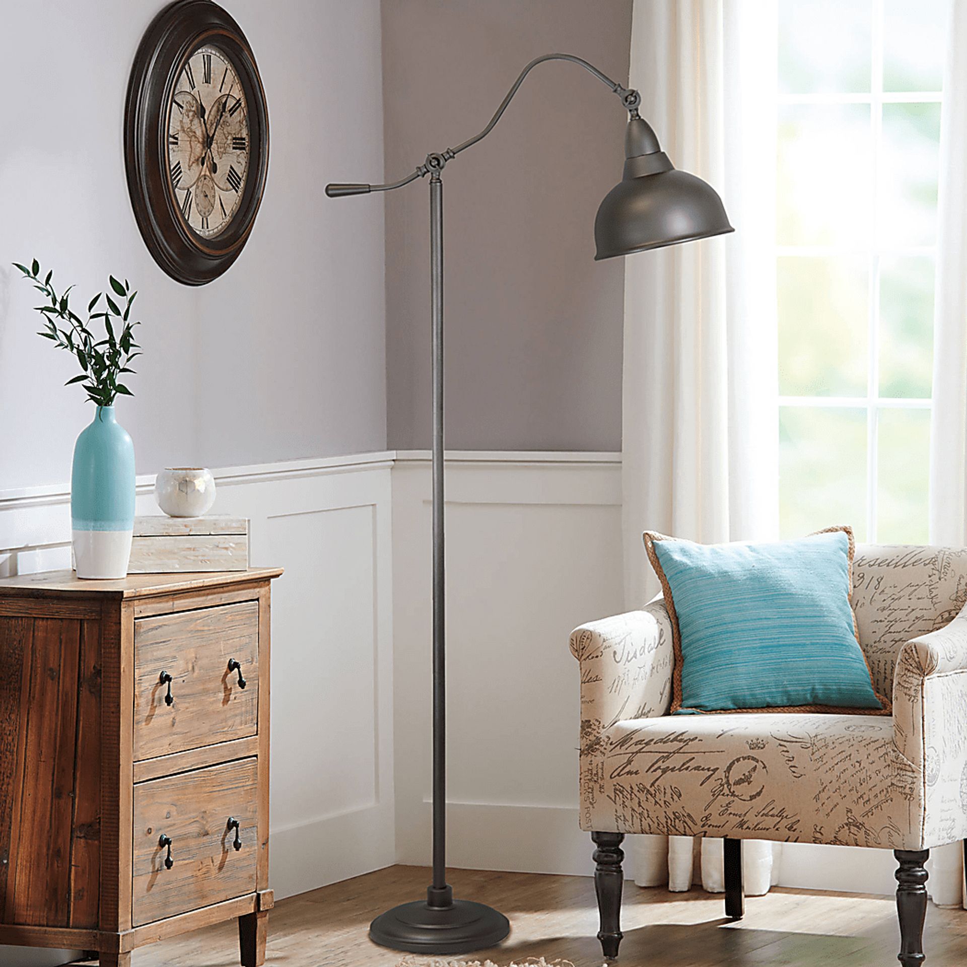 Impala Boulevard Slate Floor Lamp - Image 3