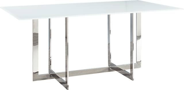 Imperium White Rectangle Dining Table - Thumbnail - Image 1