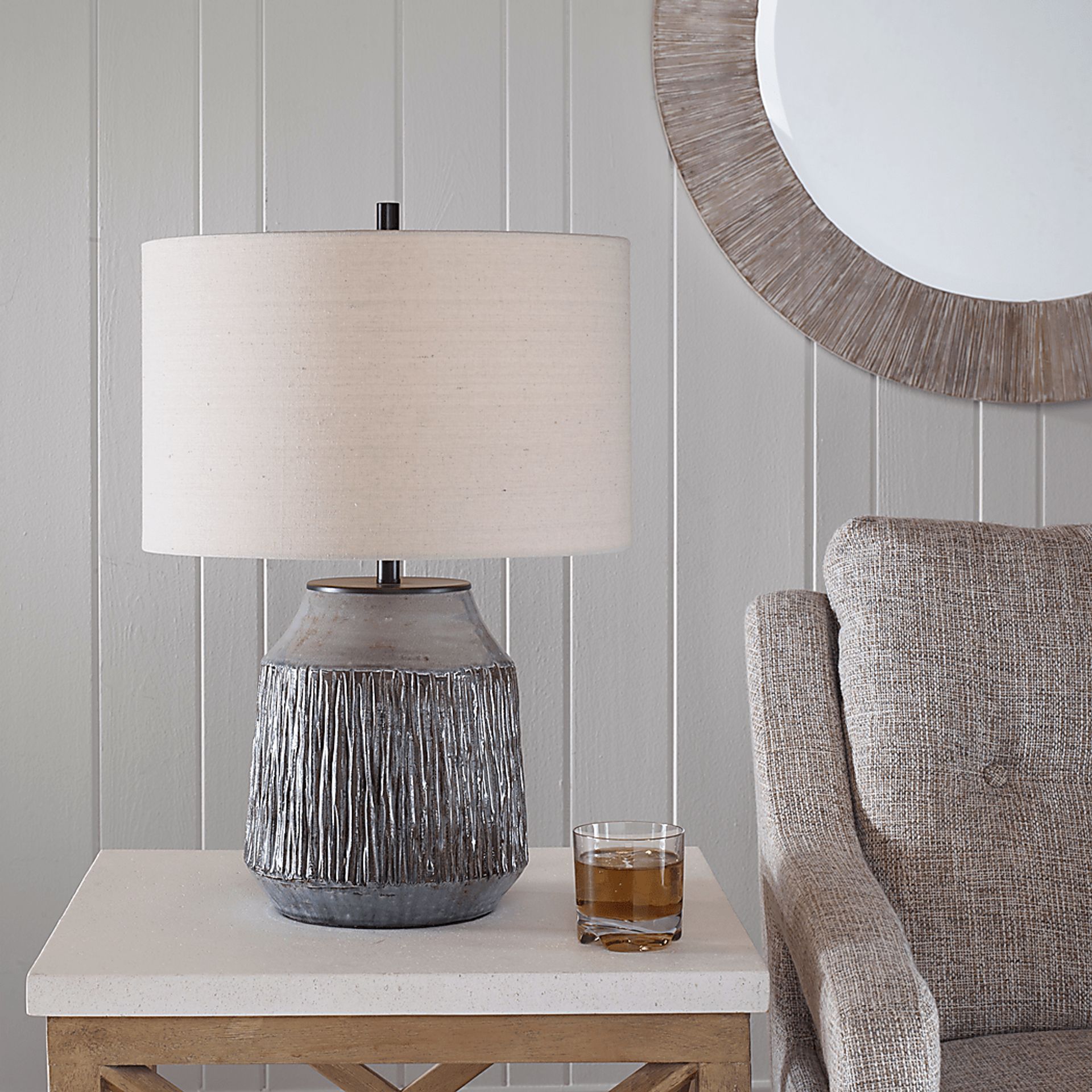 Inagua Loop Gray Lamp - Image 3