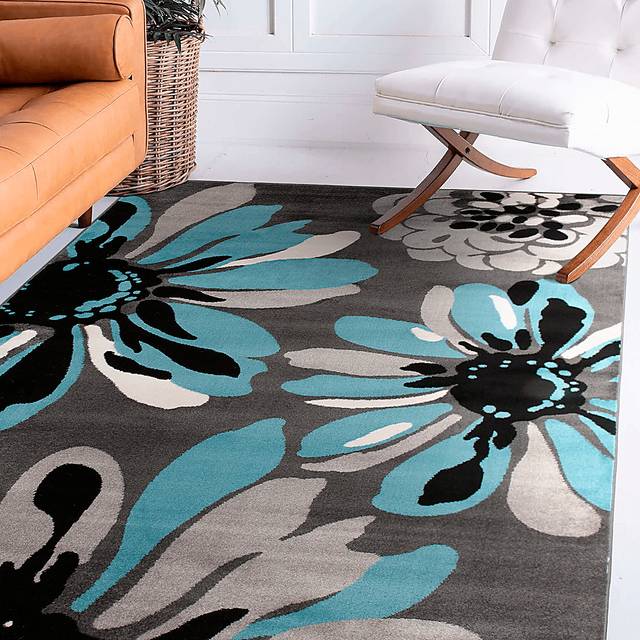 Inanor Blue 5'3 x 7'3 Rug - Thumbnail - Image 4