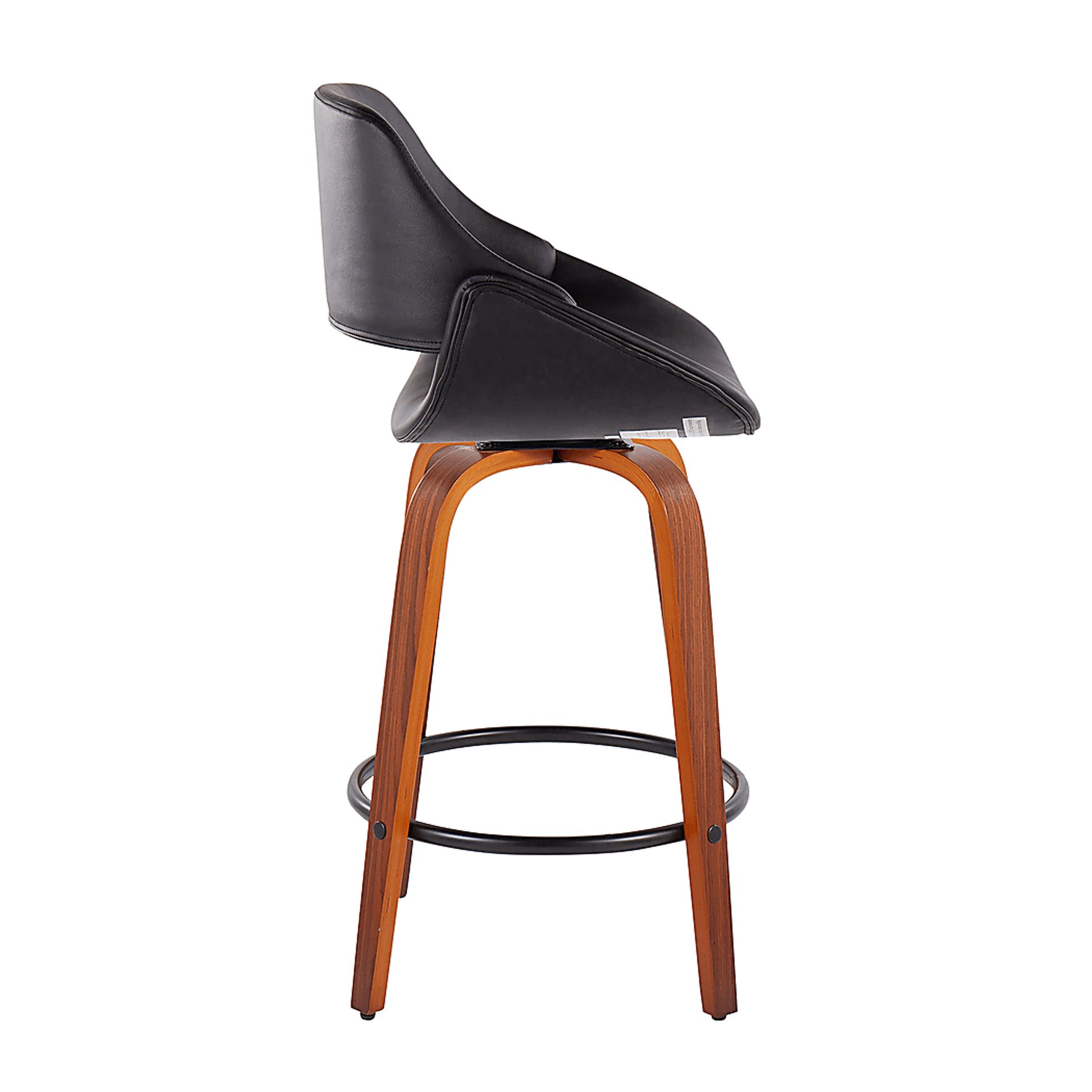 Inaran I Black Counter Height Stool, Set of 2 - Image 3