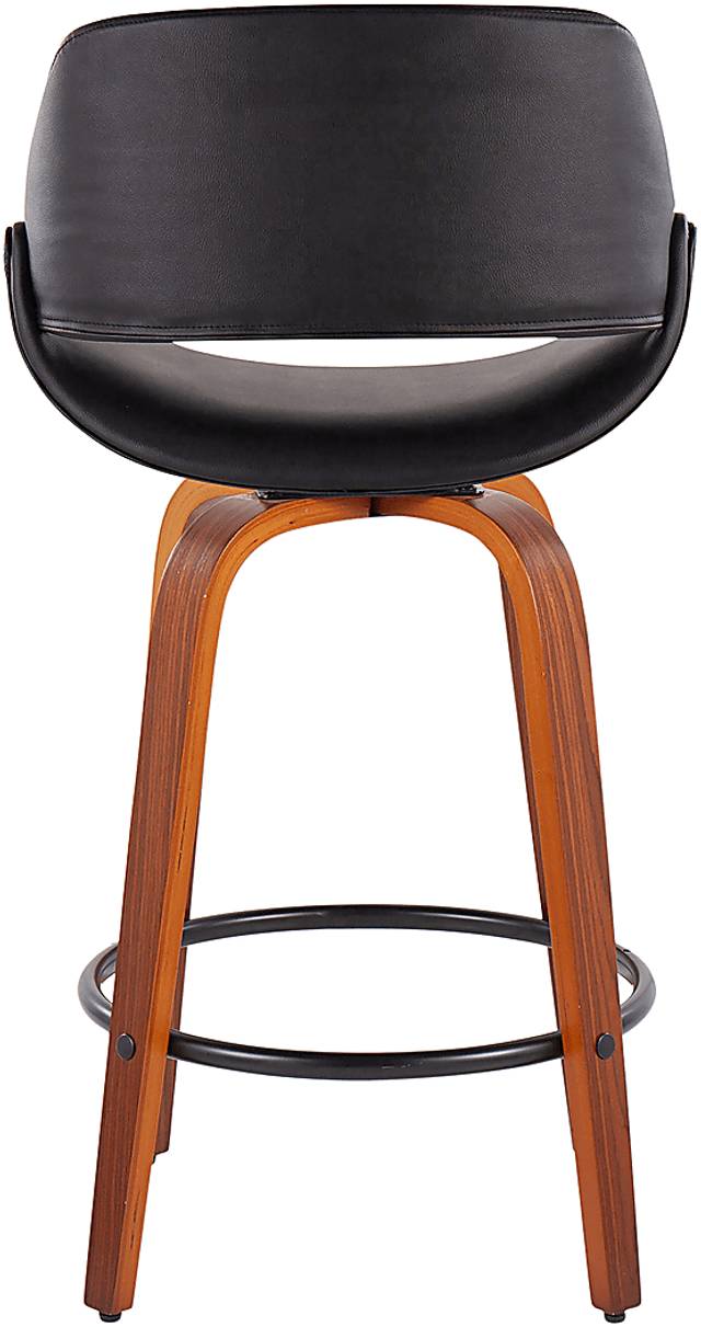 Inaran I Black Counter Height Stool, Set of 2 - Thumbnail - Image 4