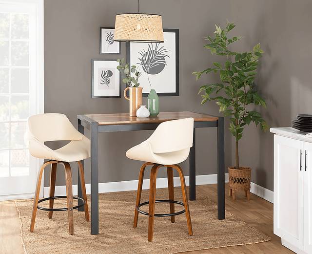 Inaran I Cream Counter Height Stool, Set of 2 - Thumbnail - Image 8