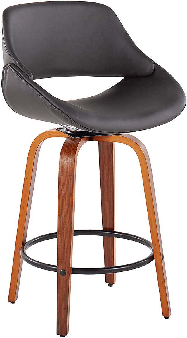 Inaran I Gray Counter Height Stool, Set of 2 - Thumbnail - Image 2