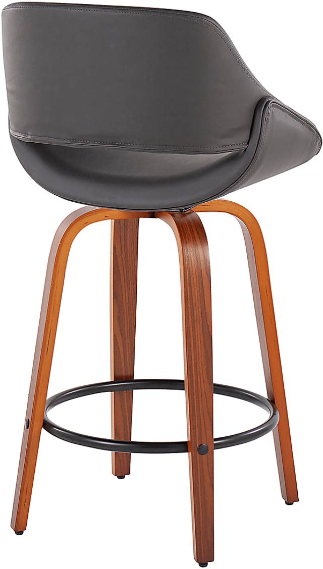 Inaran I Gray Counter Height Stool, Set of 2 - Thumbnail - Image 4