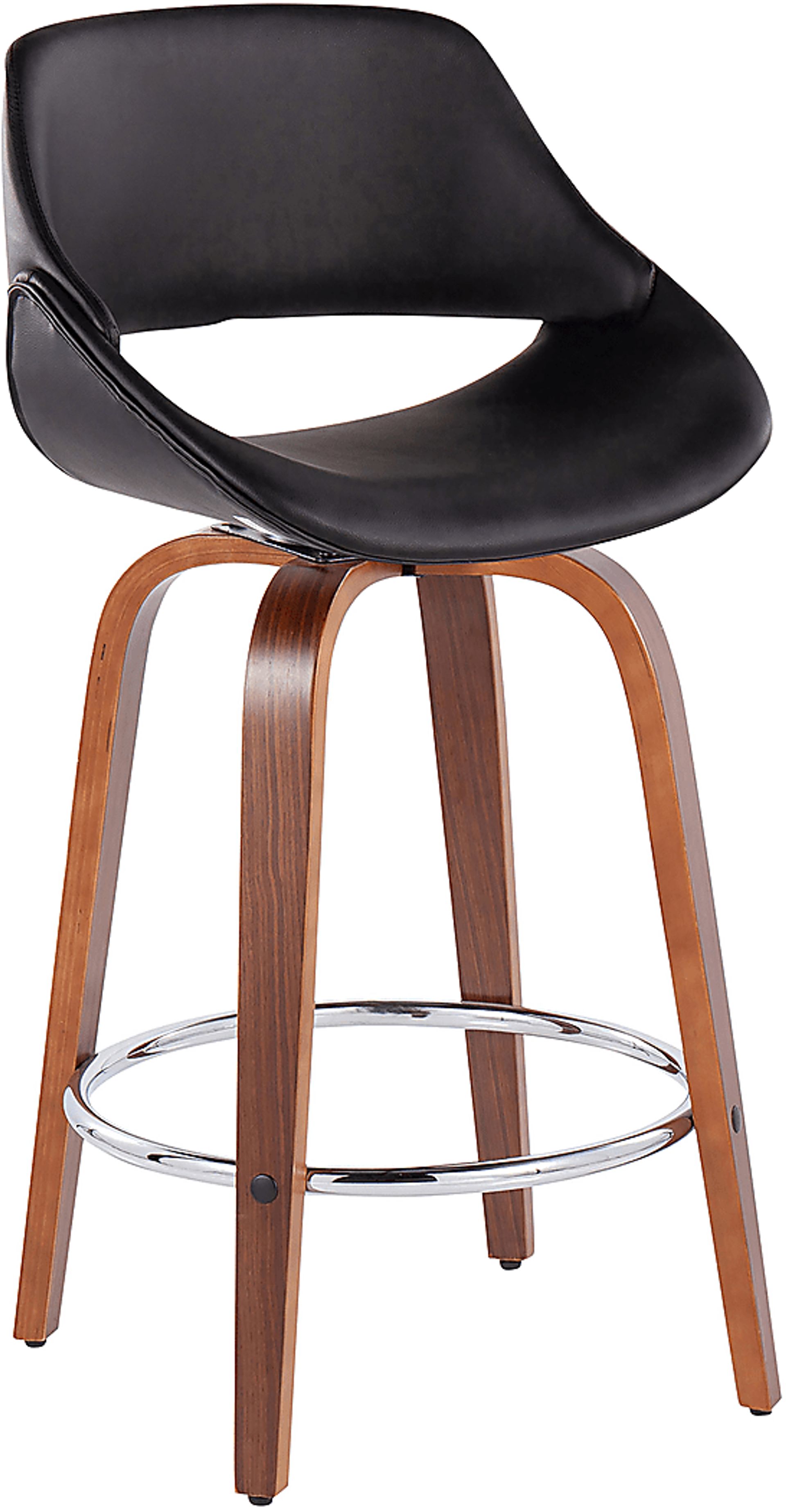 Inaran II Black Counter Height Stool, Set of 2 - Image 2