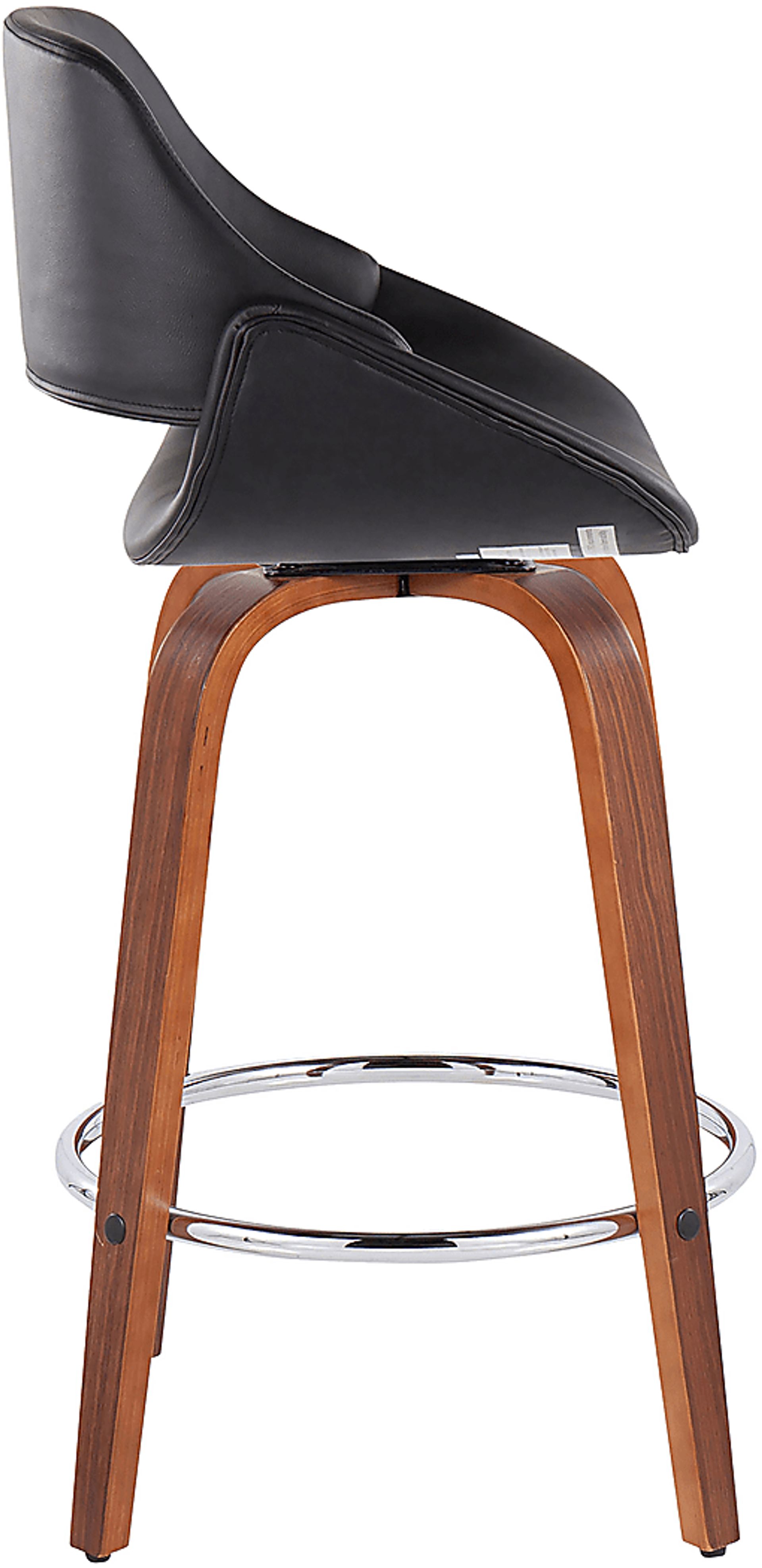 Inaran II Black Counter Height Stool, Set of 2 - Image 3