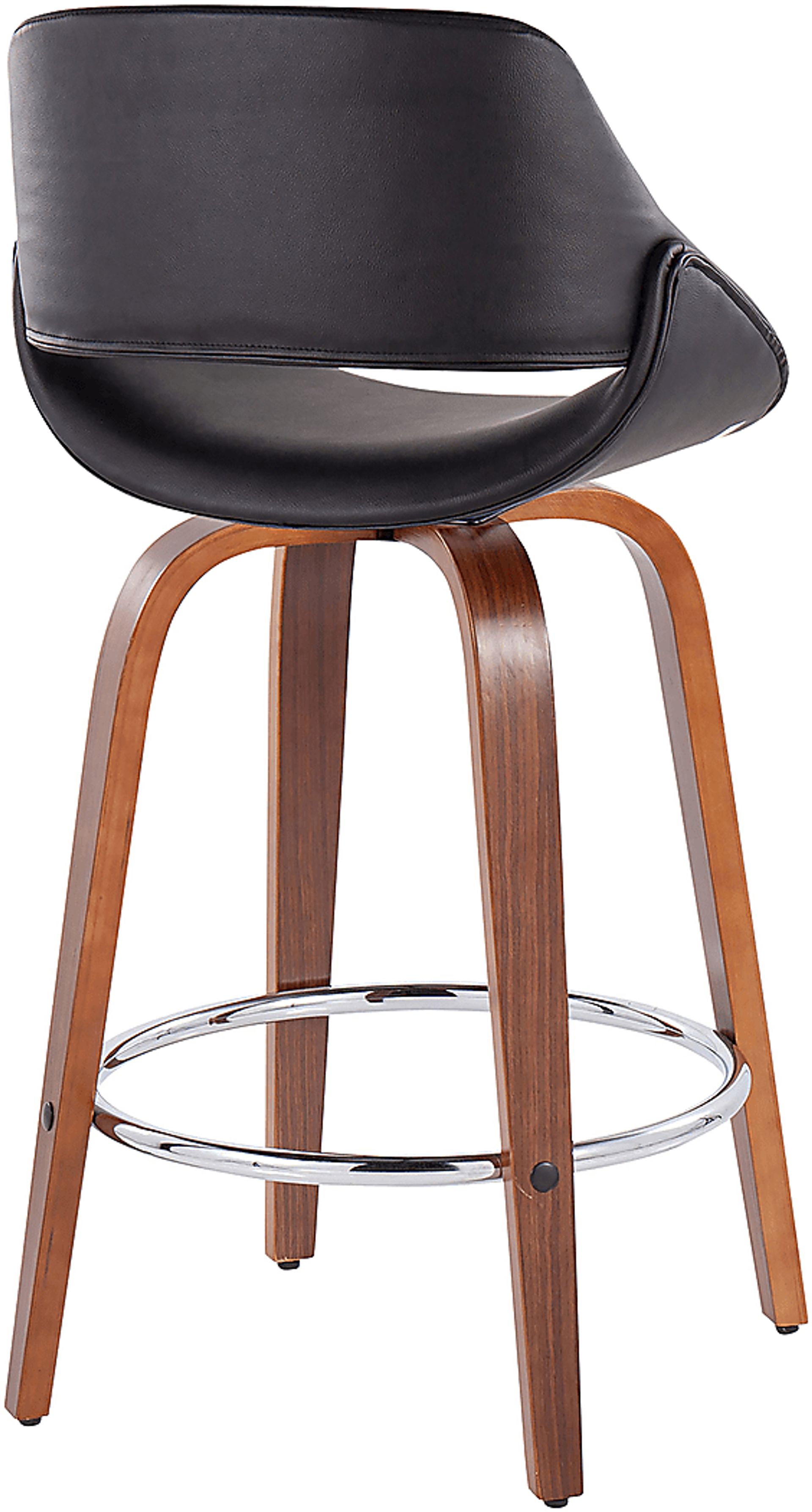 Inaran II Black Counter Height Stool, Set of 2 - Image 4