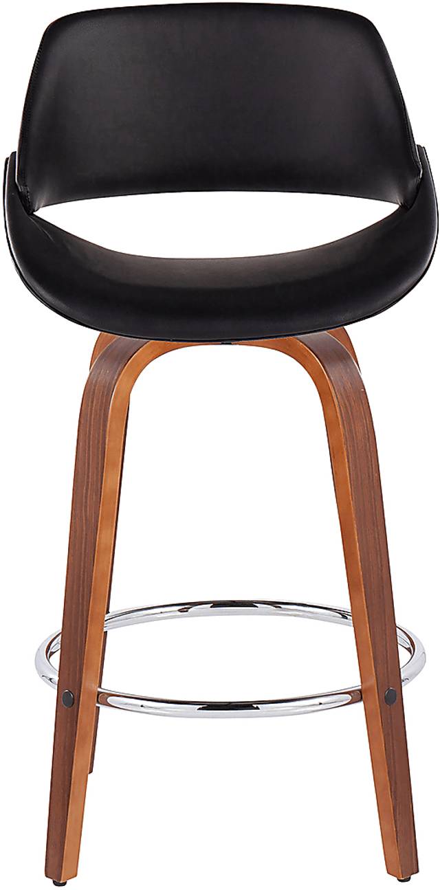 Inaran II Black Counter Height Stool, Set of 2 - Thumbnail - Image 6