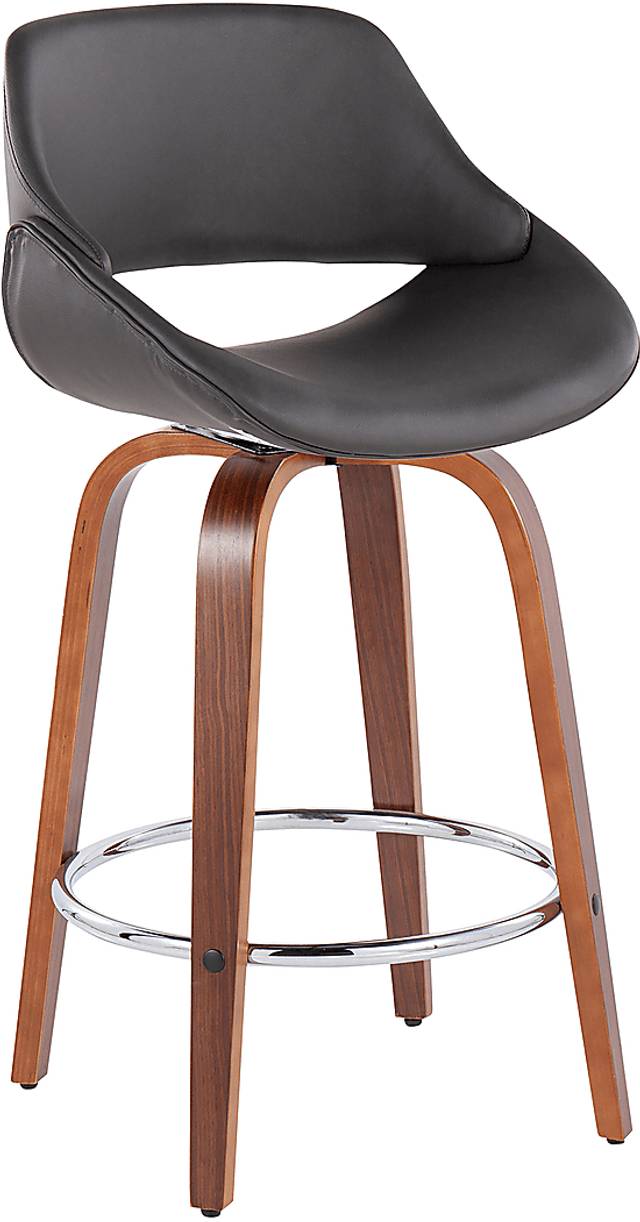 Inaran II Gray Counter Height Stool, Set of 2 - Thumbnail - Image 2