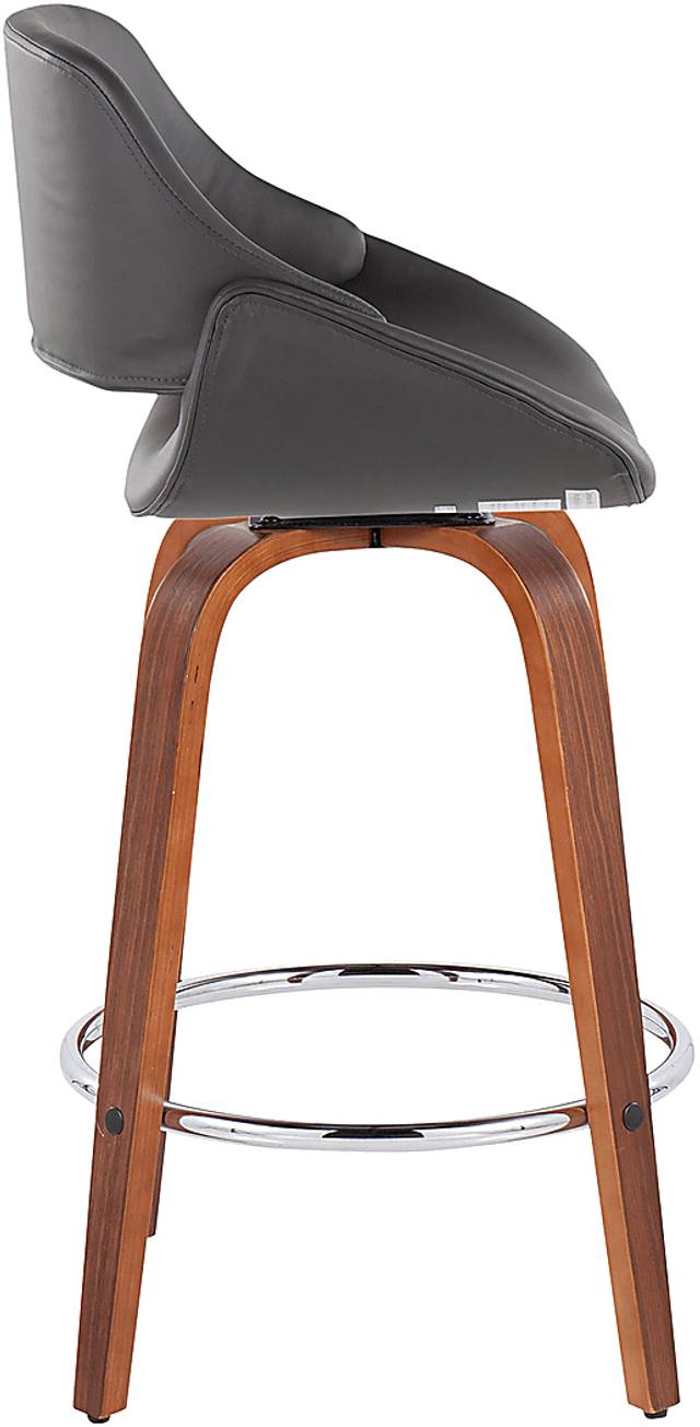 Inaran II Gray Counter Height Stool, Set of 2 - Thumbnail - Image 3