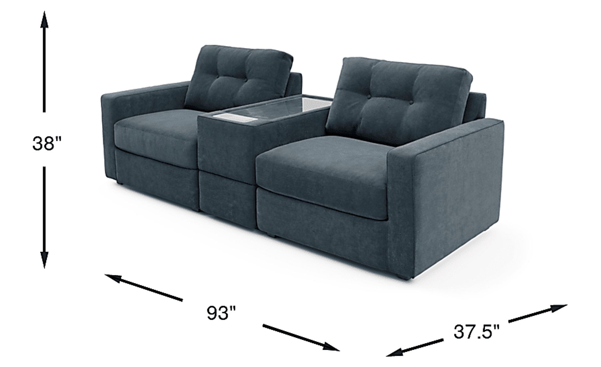 Dimension Image. Please refer to the Dimension Tab on this page for dimension details.