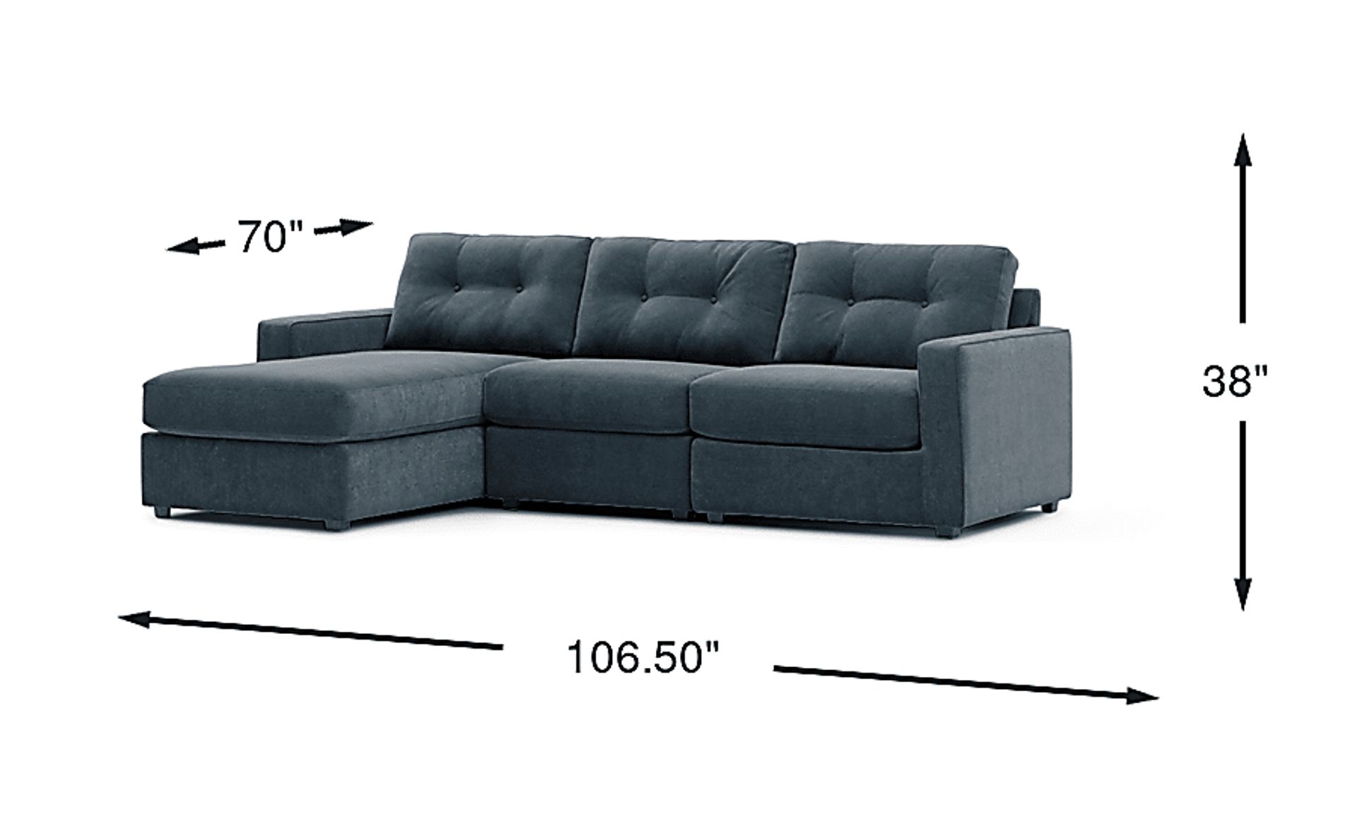 Dimension Image. Please refer to the Dimension Tab on this page for dimension details.