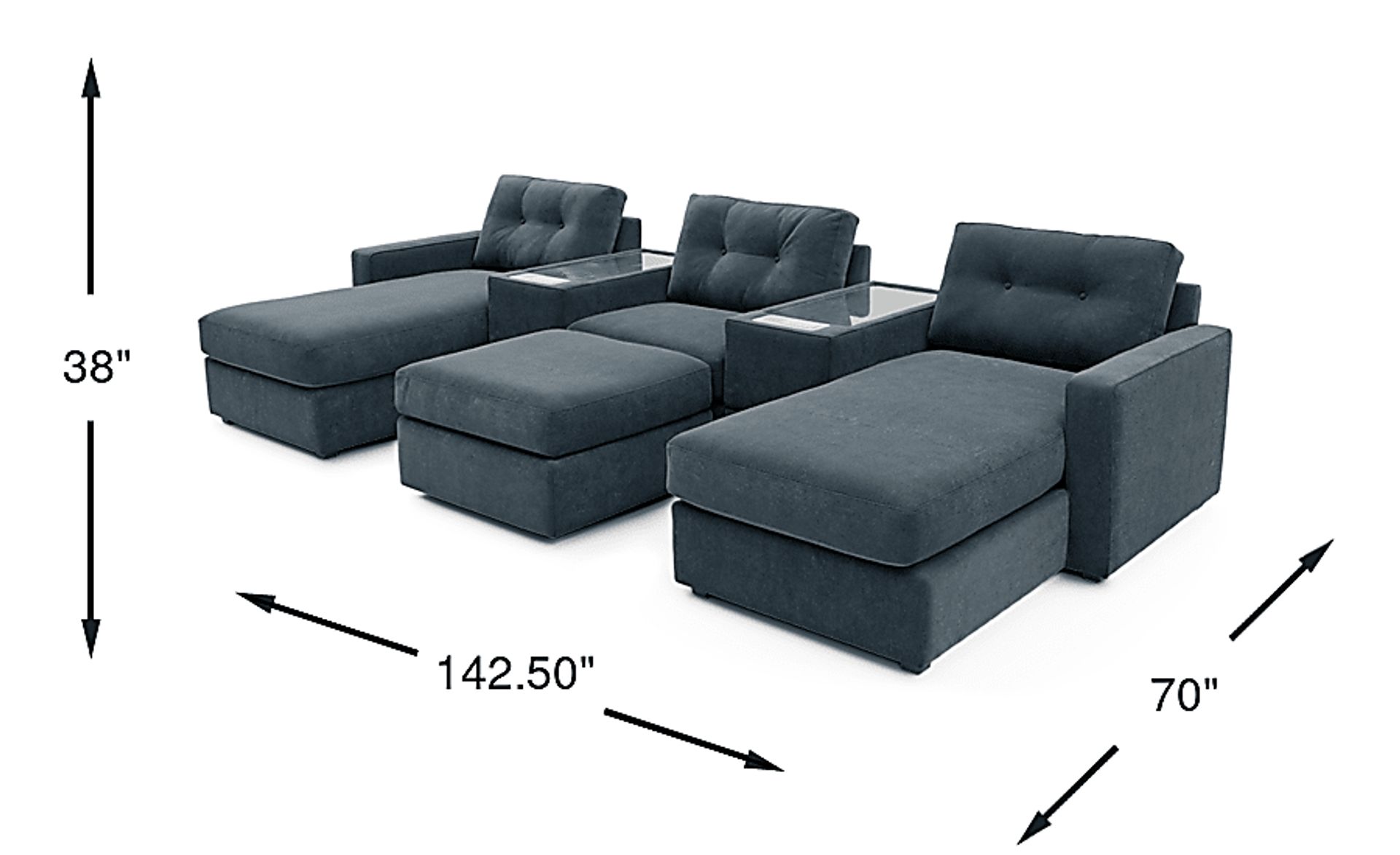 Dimension Image. Please refer to the Dimension Tab on this page for dimension details.