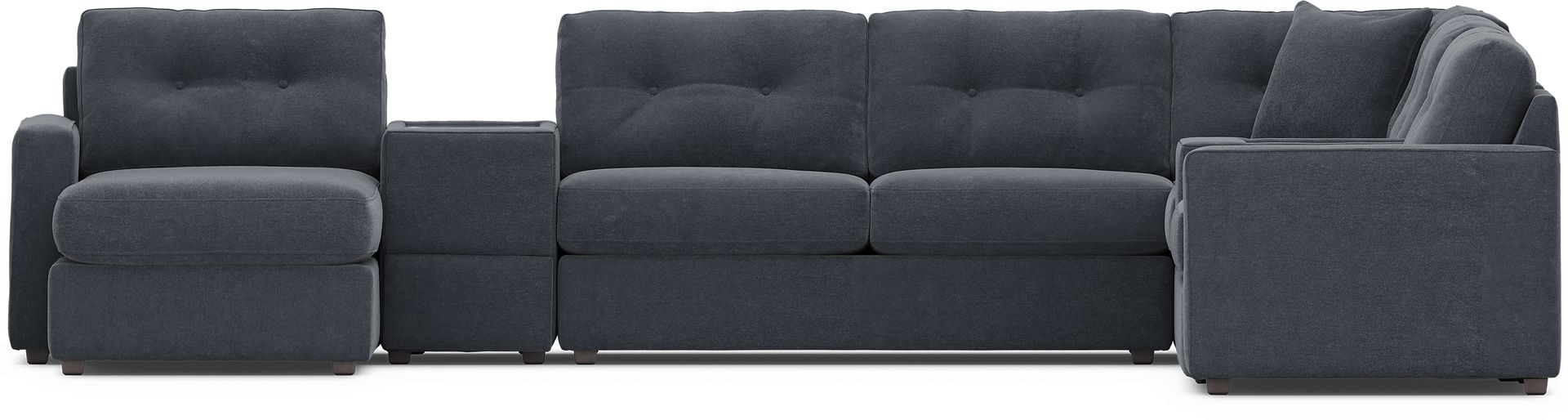 Indigo 7 Pc ModularOne Gel Foam Sleeper - Image 3