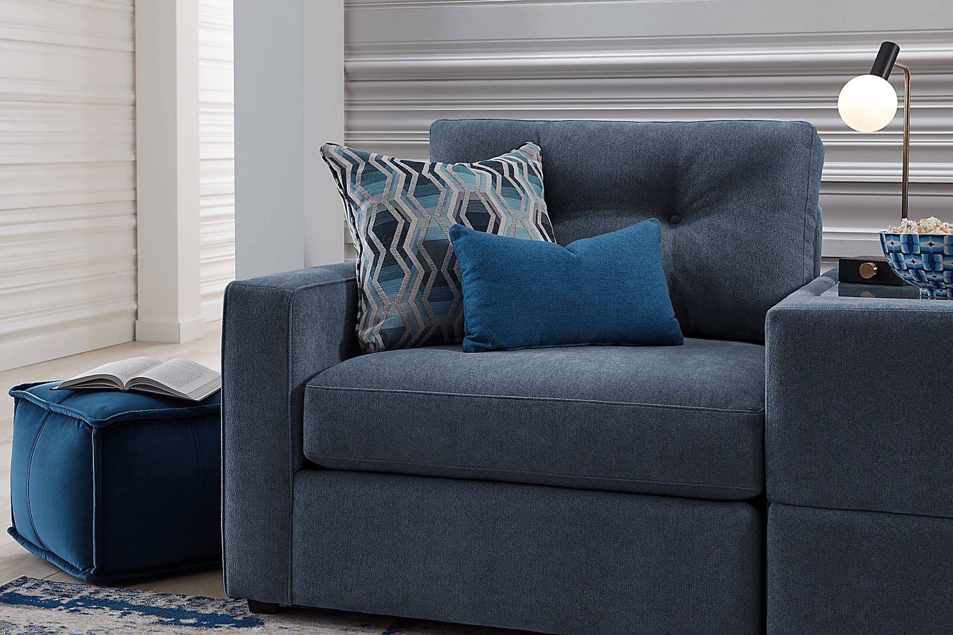 Indigo 7 Pc ModularOne Gel Foam Sleeper - Image 6