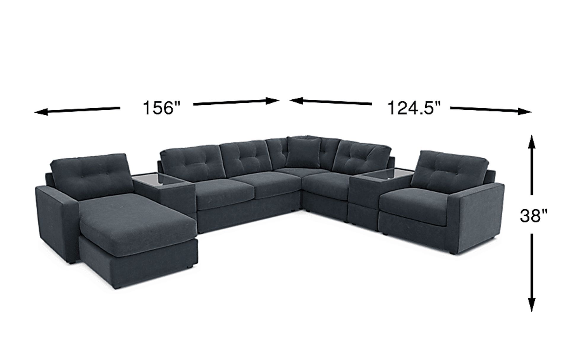 Dimension Image. Please refer to the Dimension Tab on this page for dimension details.