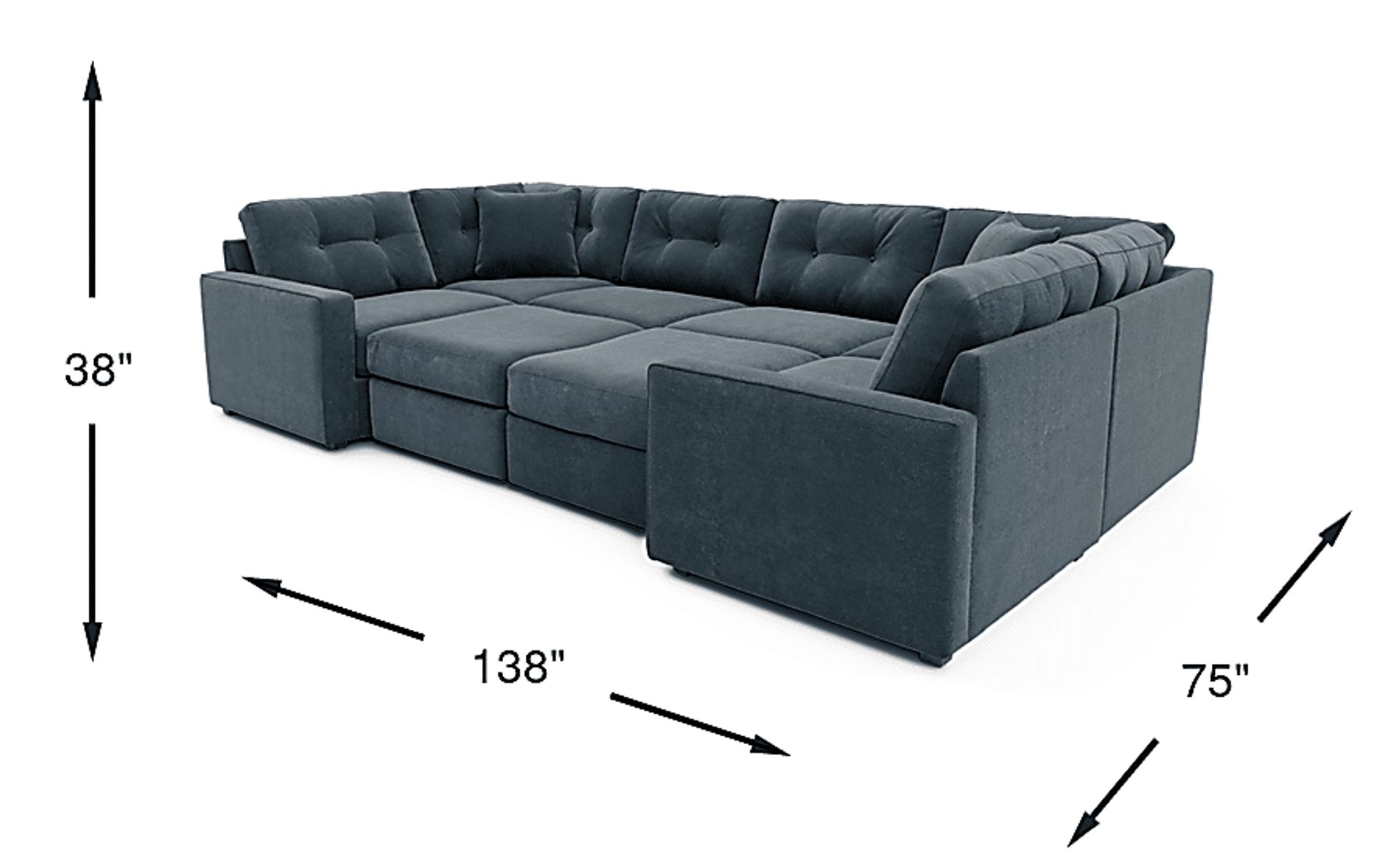 Dimension Image. Please refer to the Dimension Tab on this page for dimension details.