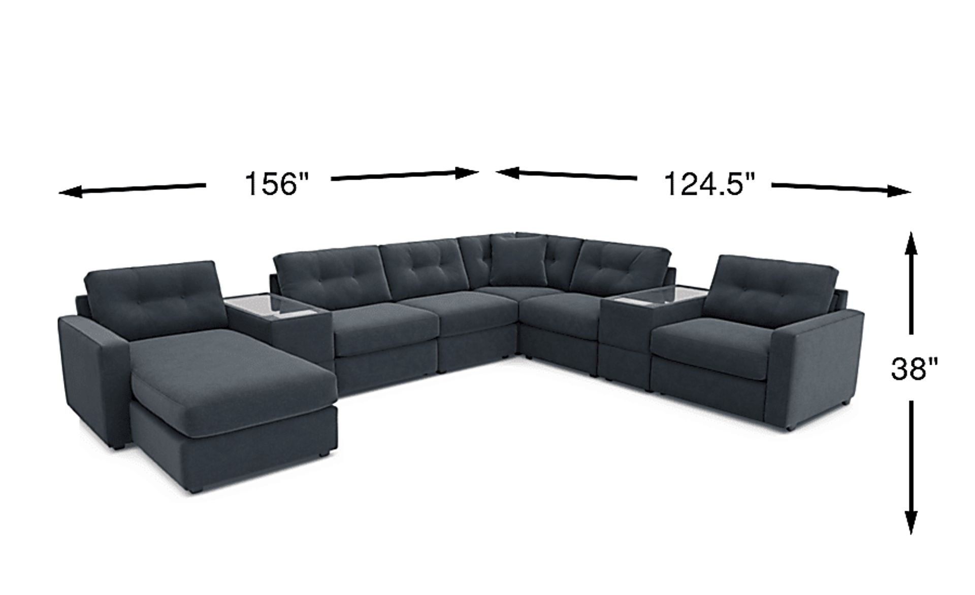 Dimension Image. Please refer to the Dimension Tab on this page for dimension details.