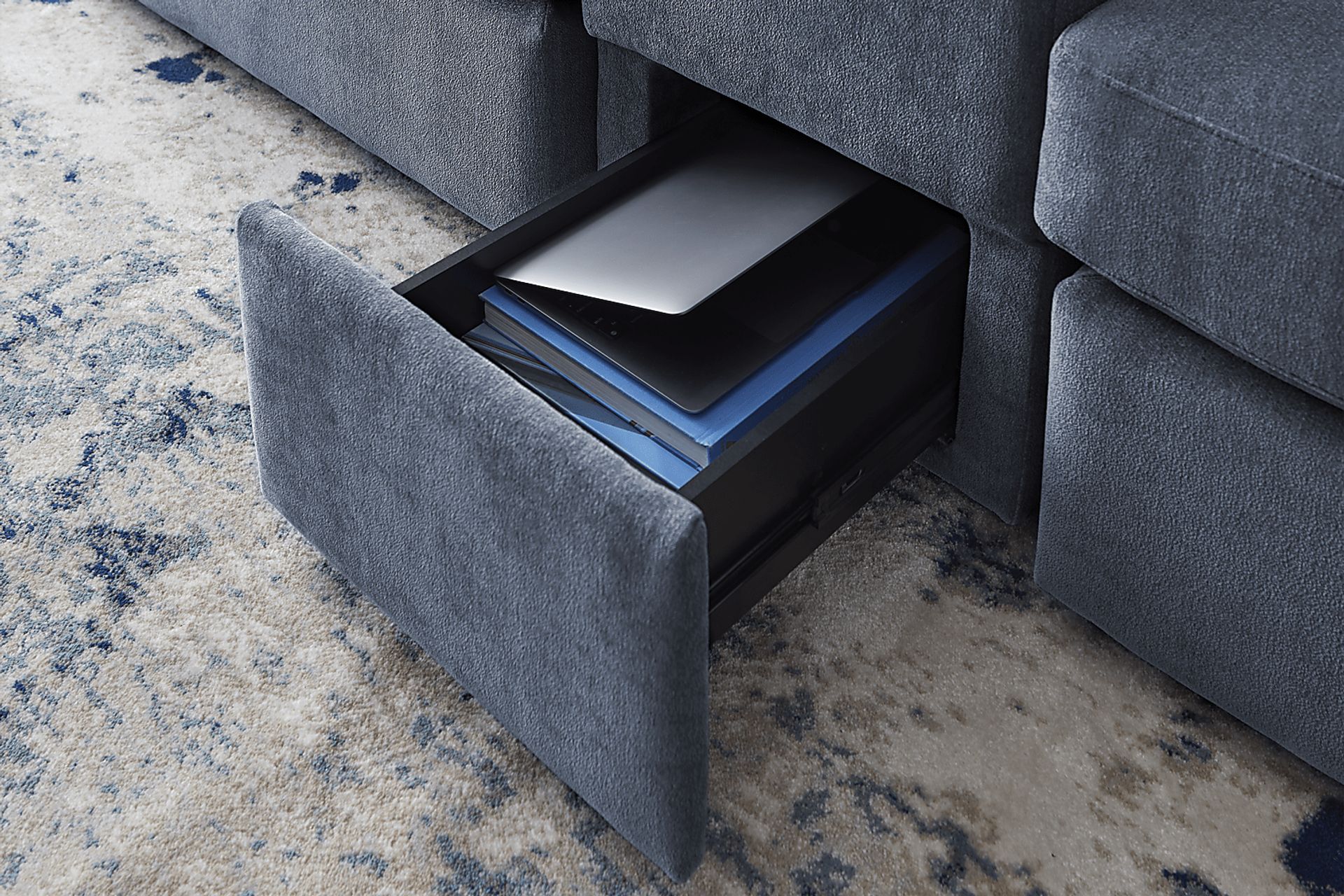 Indigo 8 Pc Power Reclining ModularOne with Media Consoles - Image 5